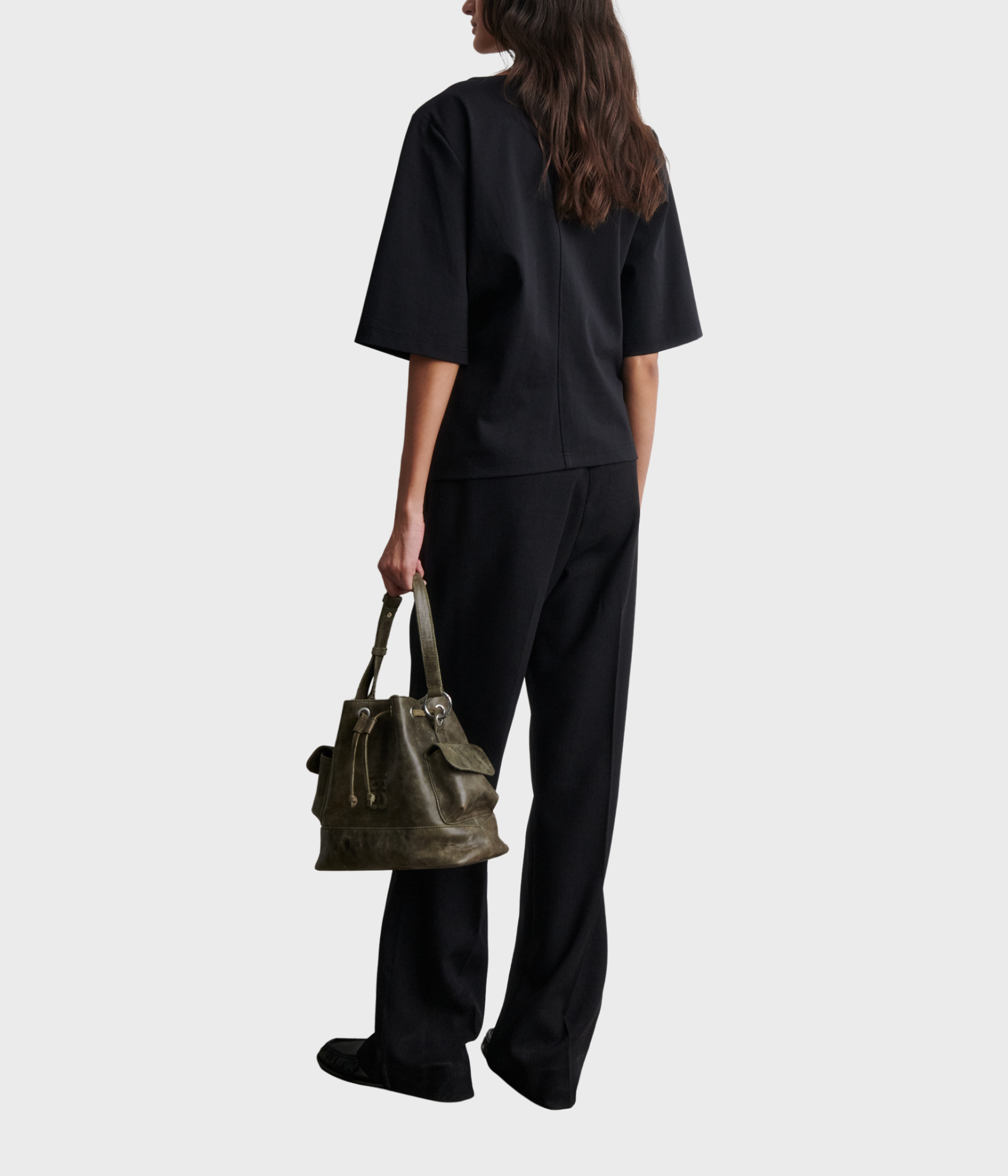 Arkai Drape Tee (Black)