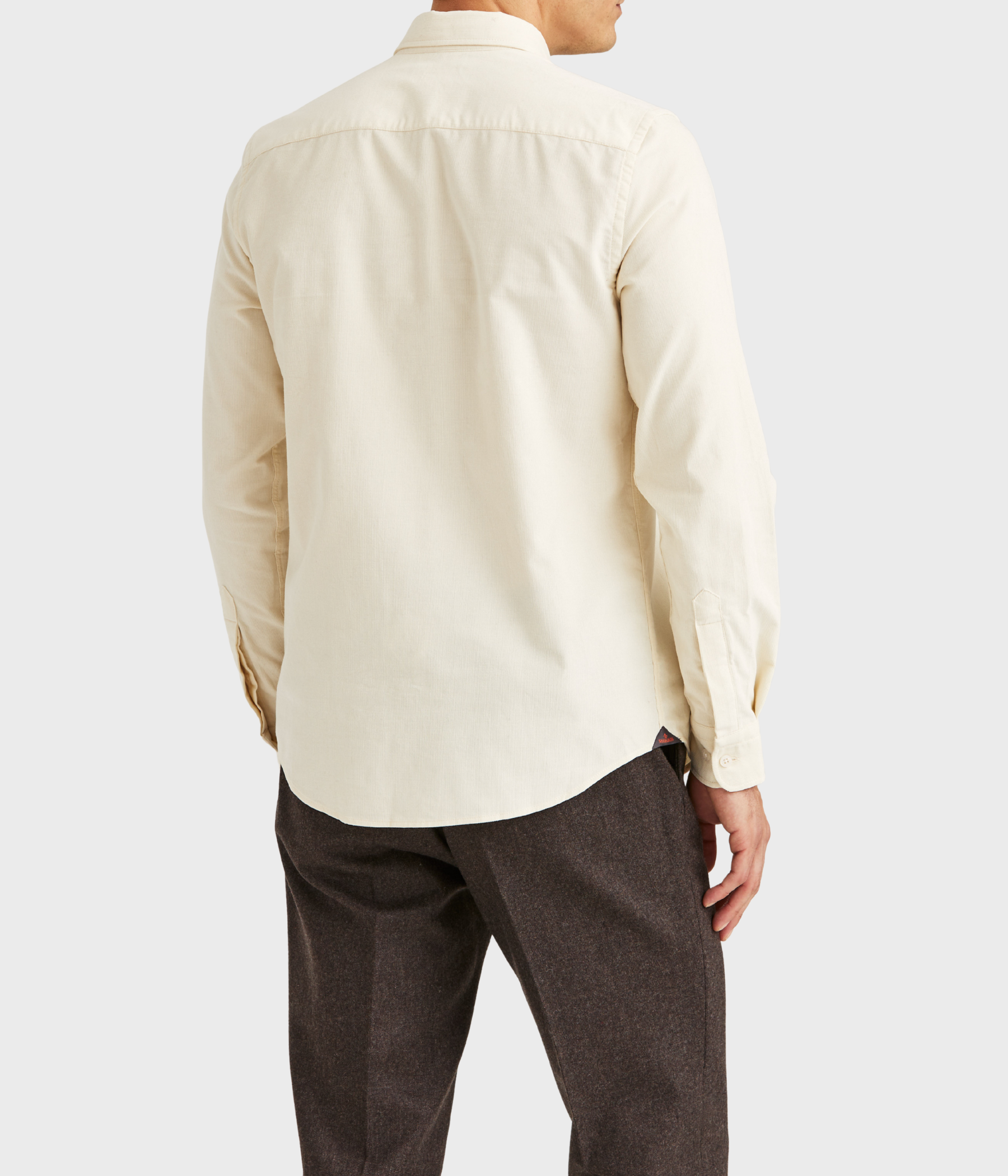 Douglas Cord Shirt-Slim Fit. (02 Off white)