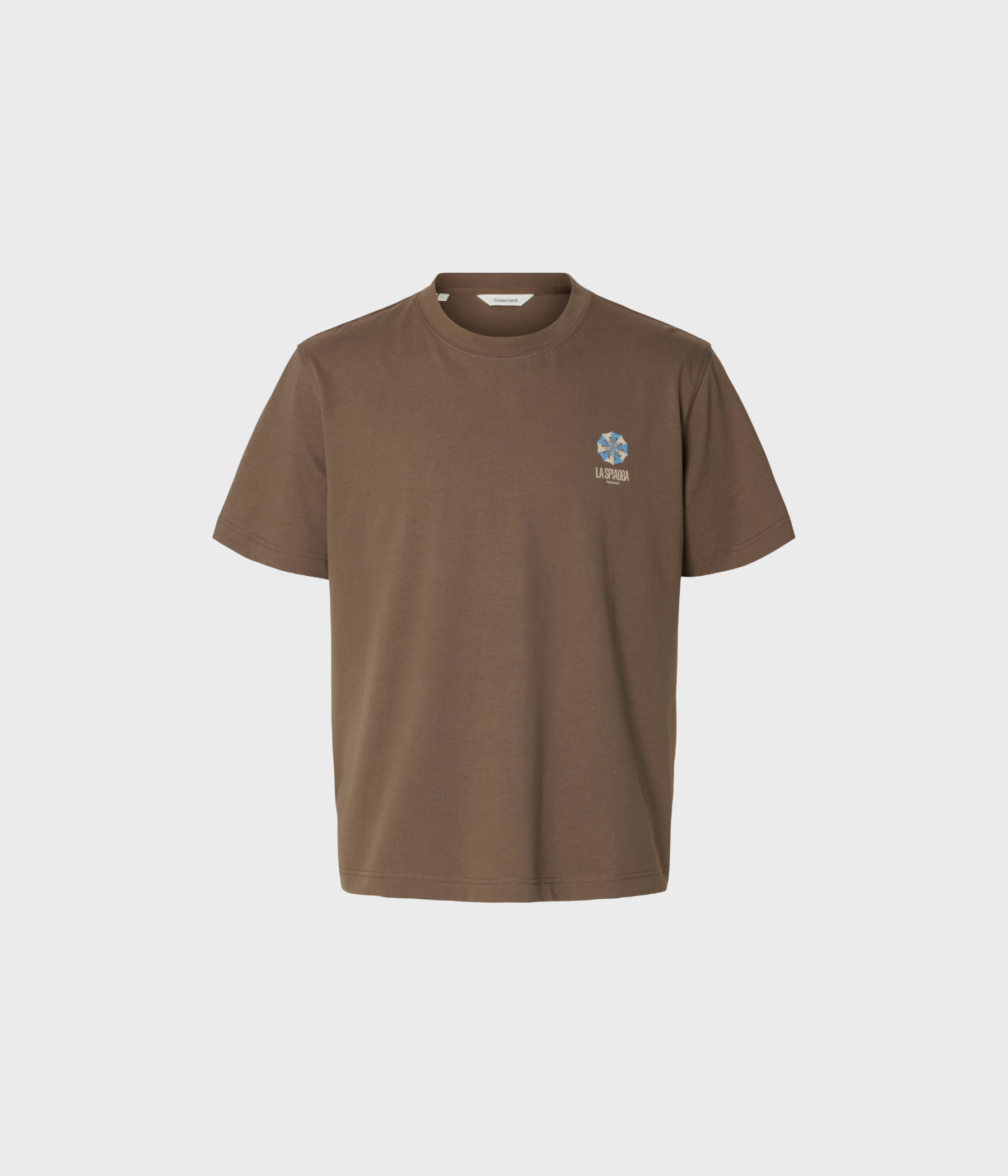 SLHMAX GRAPHIC SS O-NECK TEE (CHOCOLATE CHIP) - D.O. Design Only
