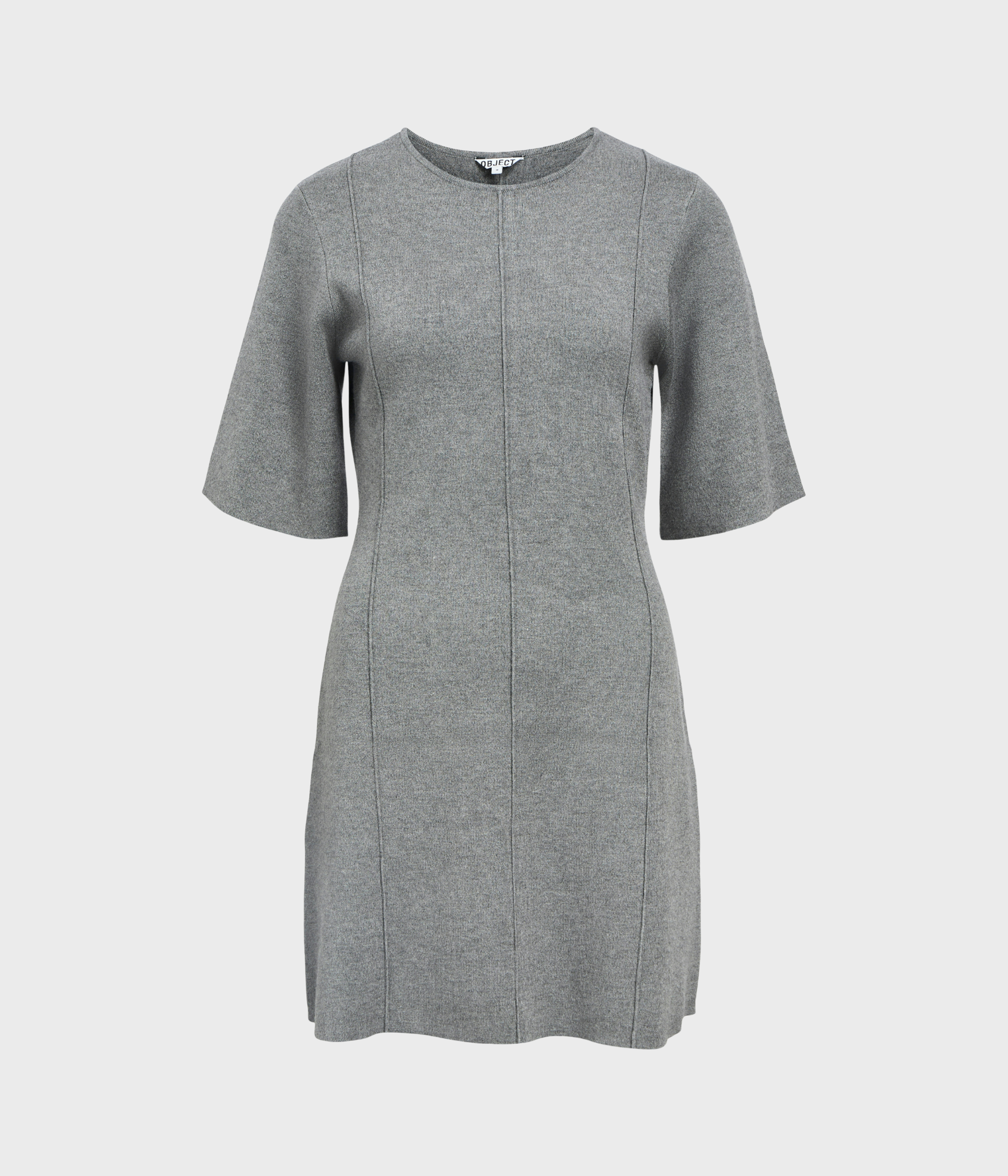 OBJREYNARD 2/4 RE SHORT DRESS DIV (Medium Grey Melange)