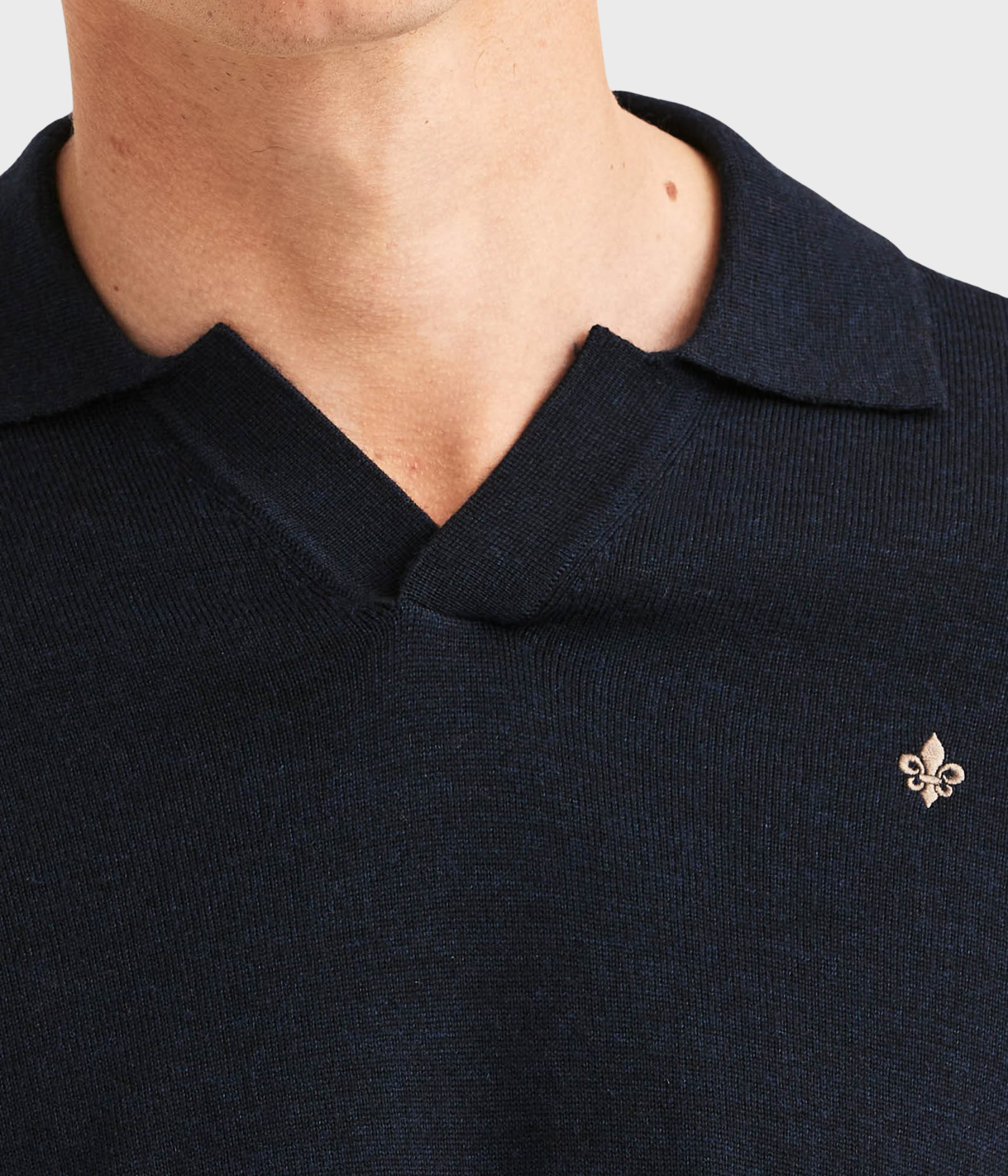 Merino Resort Polo (60 Navy)