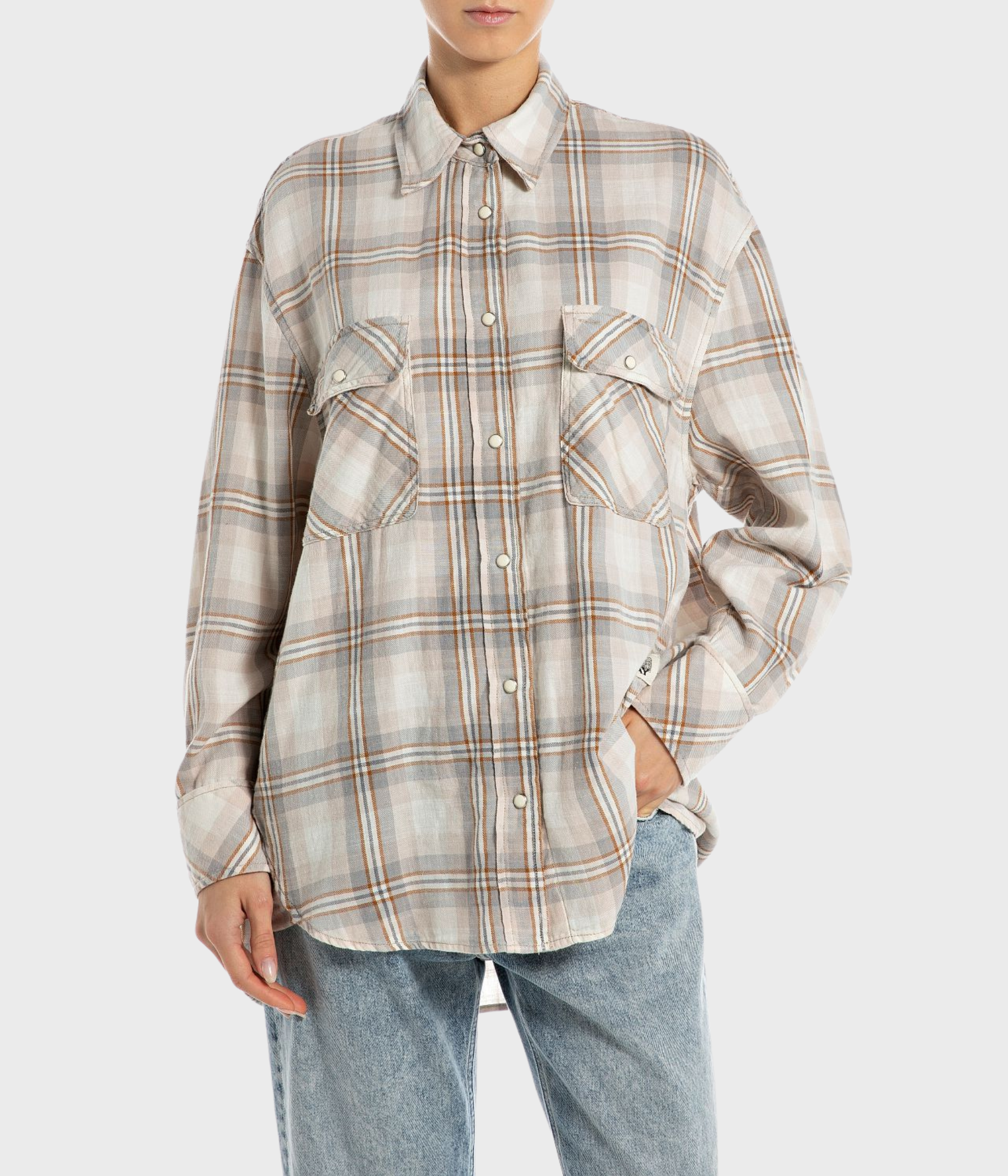 Shirt (010 GRAY/BROWN/SAND/WINTER WHITE)