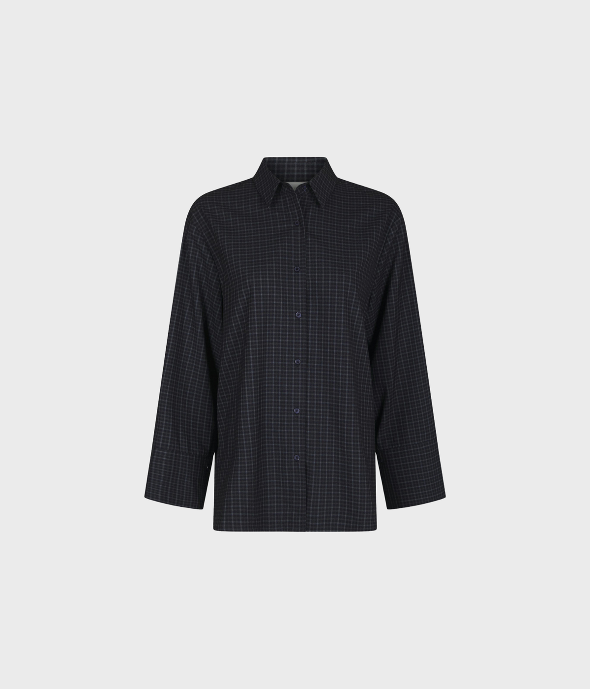 Dita Check Shirt (534 DARK BLUE)