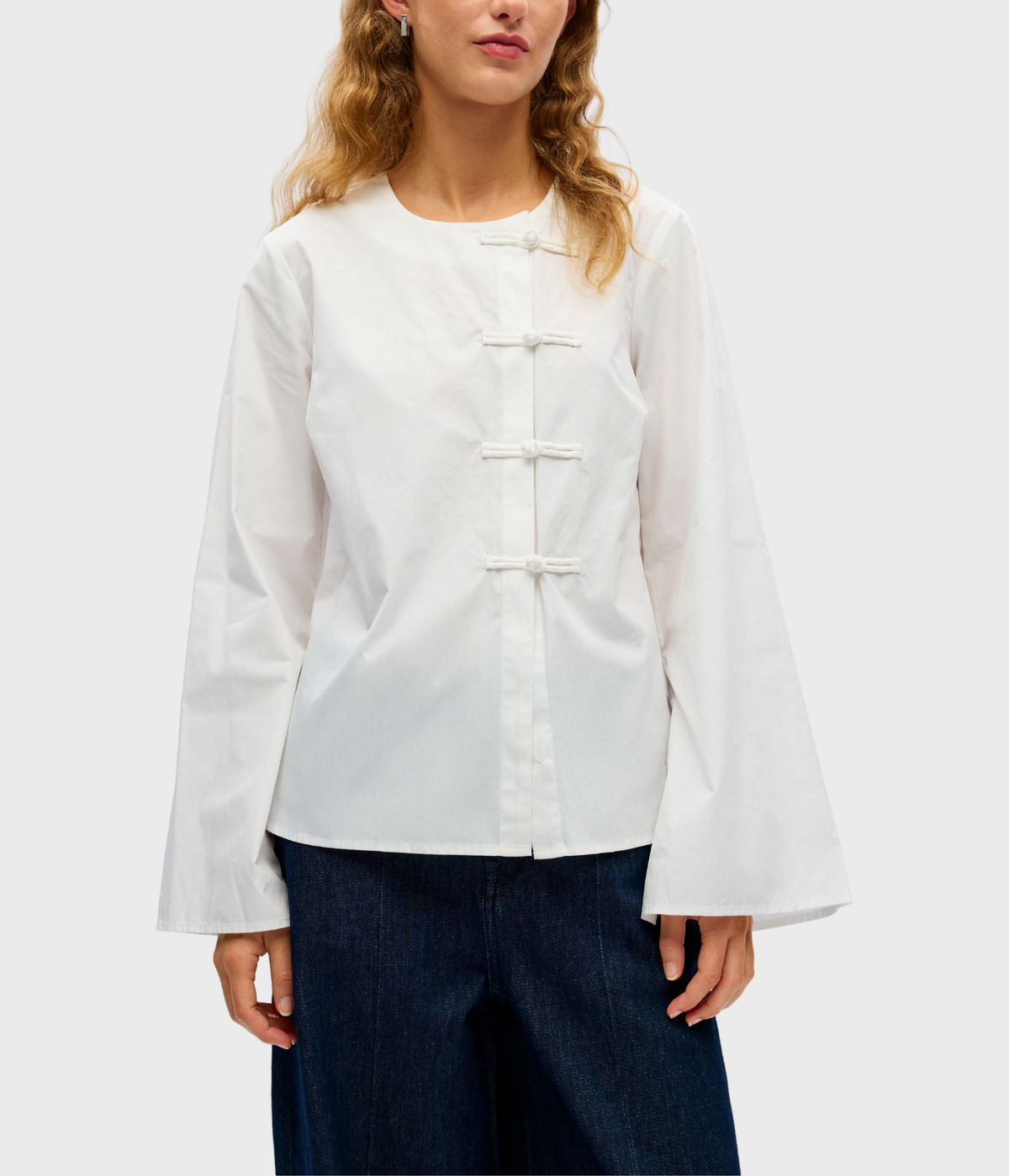 Objjulie L/S Lo Shirt E Aw 26 (Cloud Dancer)