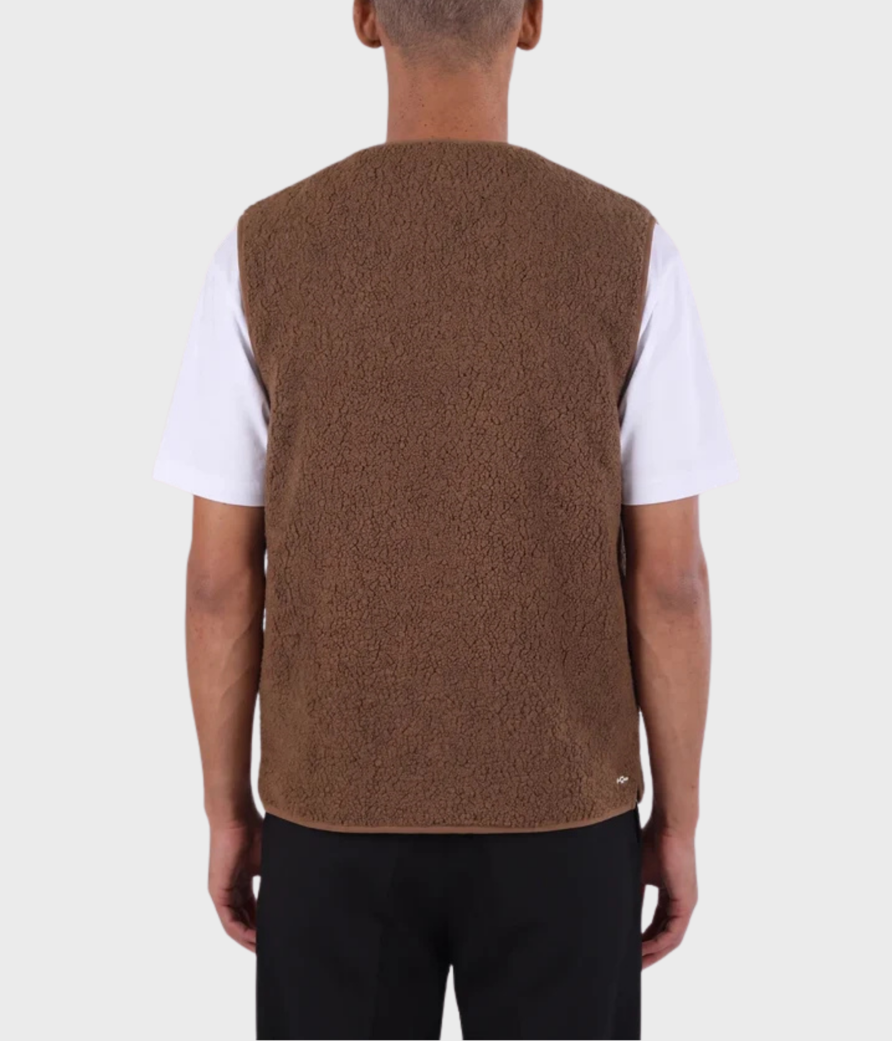 Avery Boucle Vest (665 Toasted brown)