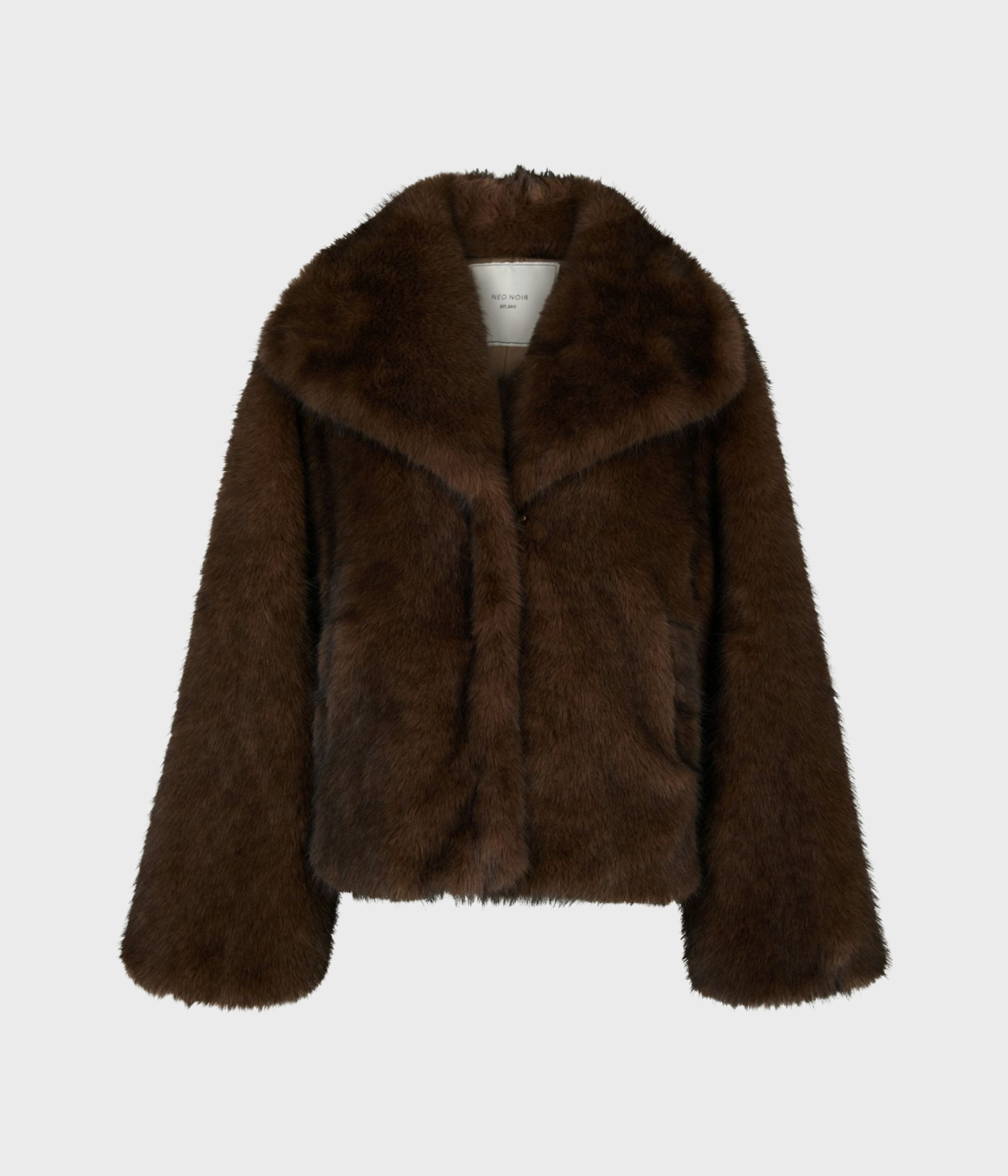 Stephanie Faux Fur Jacket (210 BROWN)