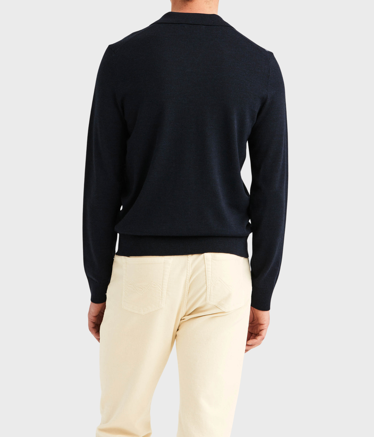 Merino Resort Polo (60 Navy)