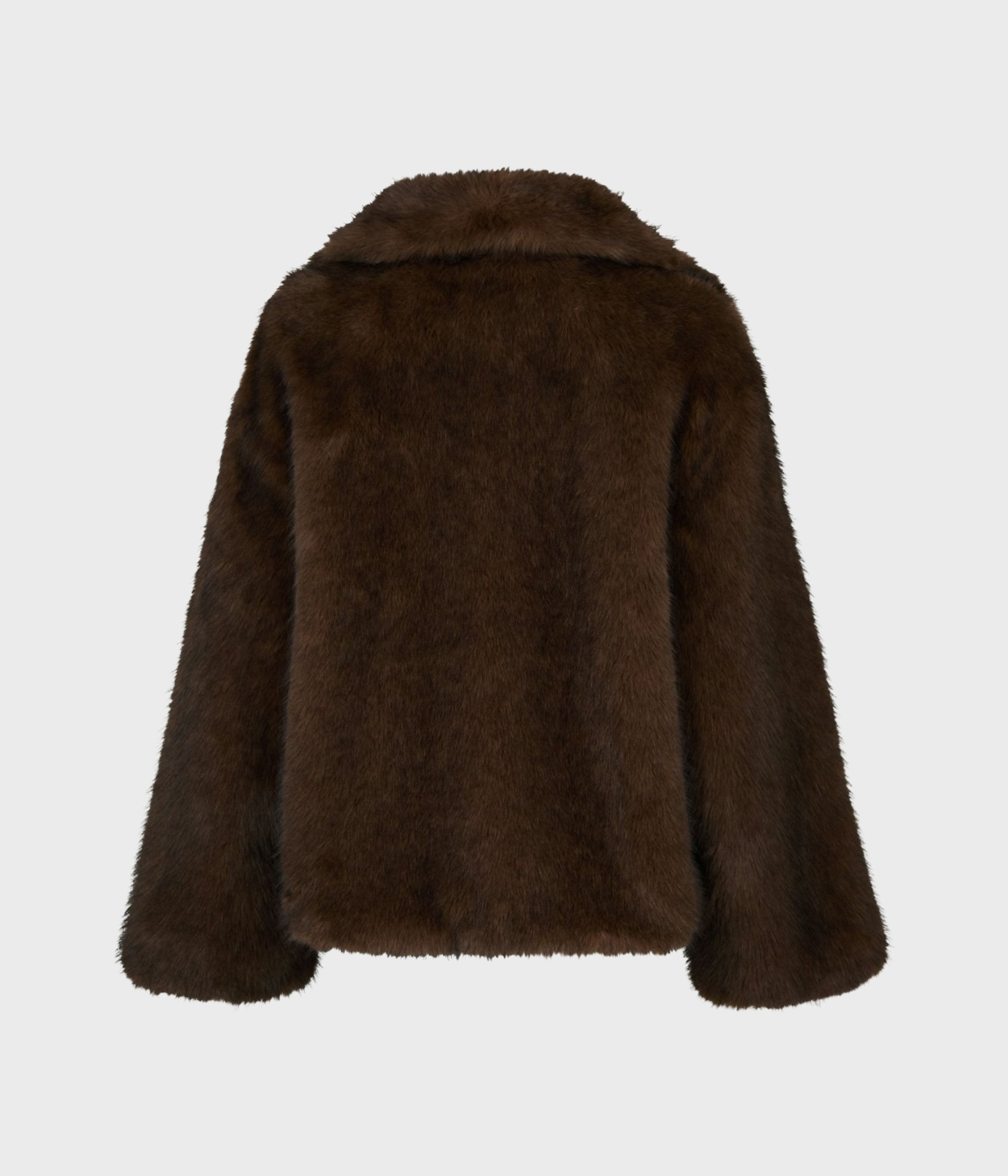 Stephanie Faux Fur Jacket (210 BROWN)