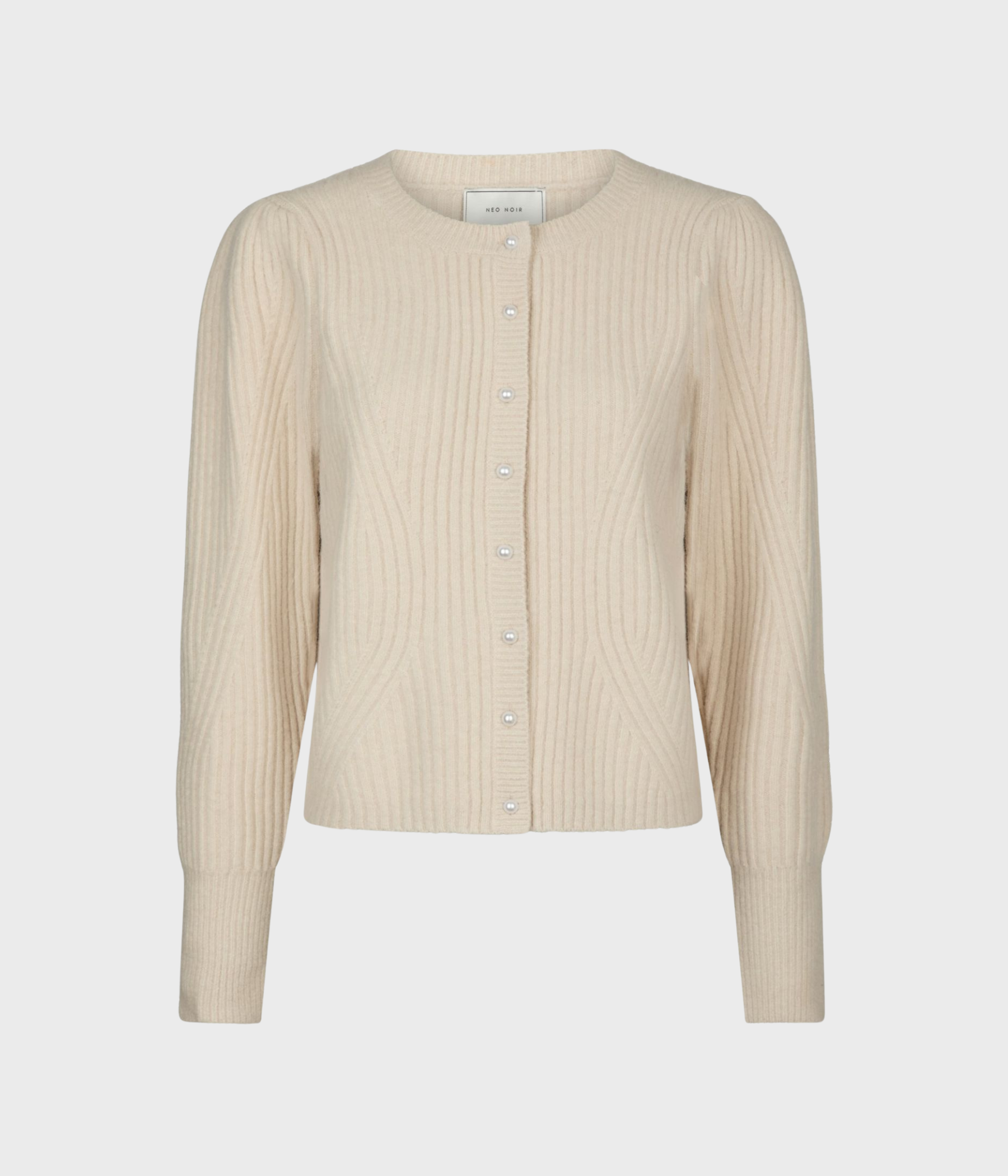 Puli Knit Cardigan (124 Ivory)