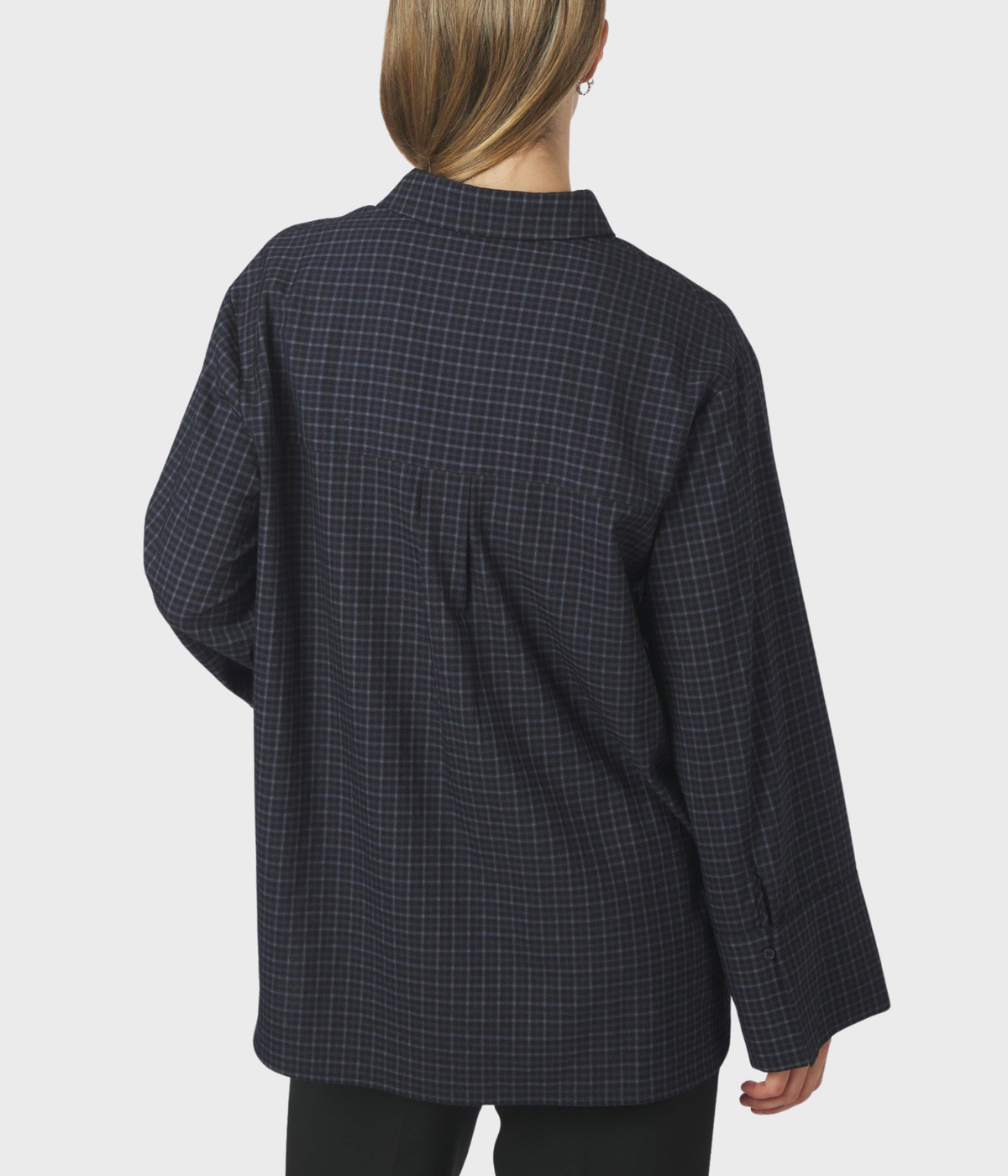 Dita Check Shirt (534 DARK BLUE)