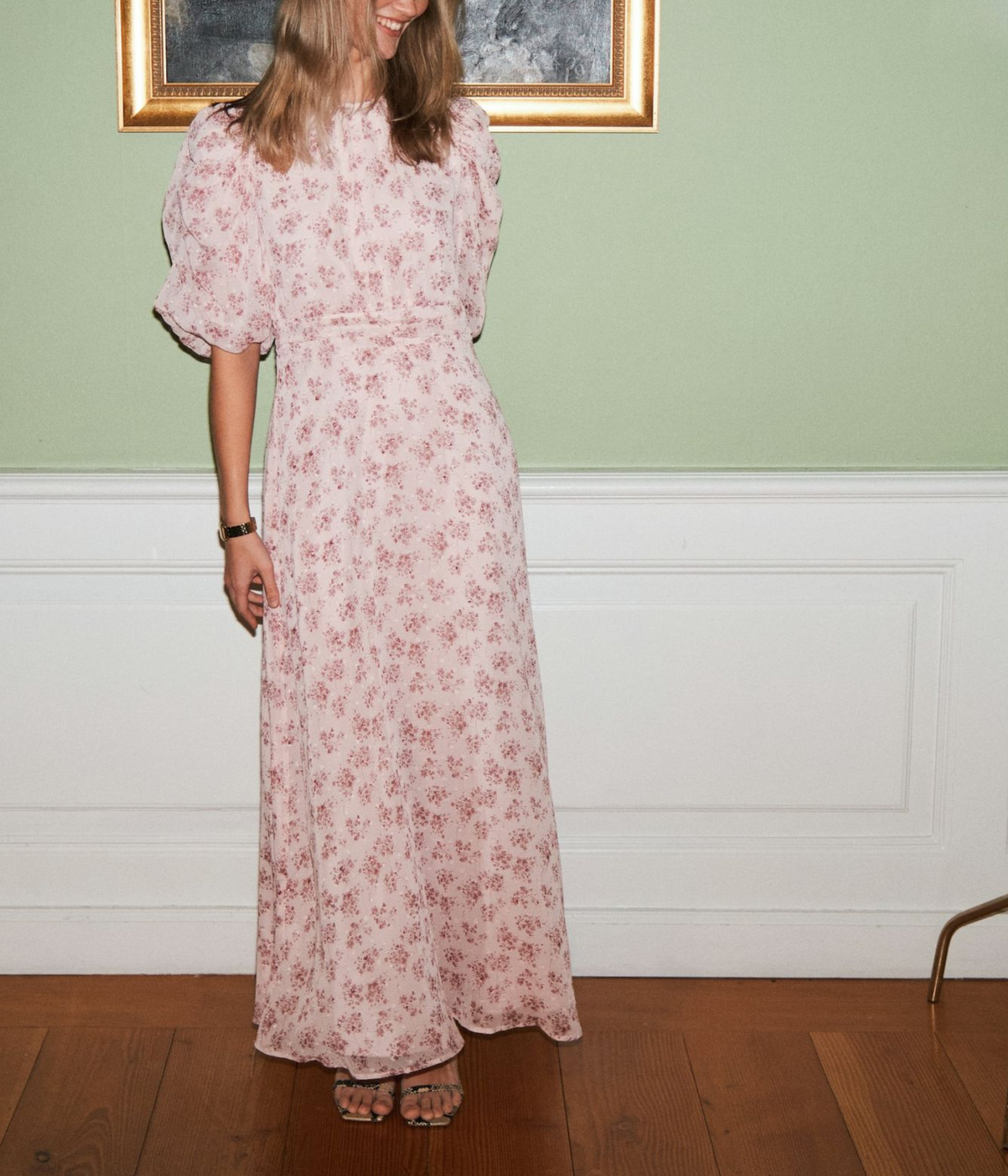 Kikka Chiffon Flower Dress (165 Rose) - D.O. Design Only