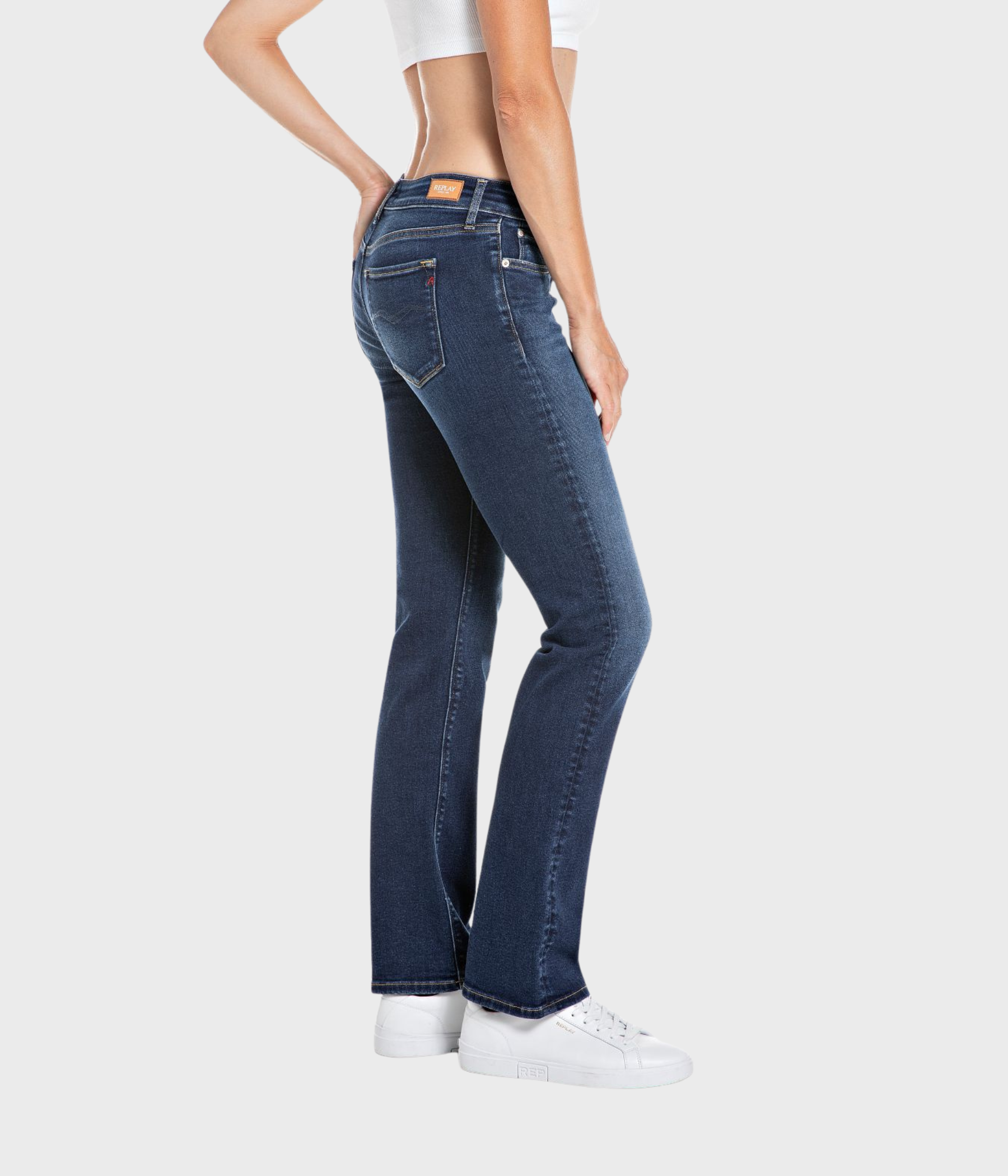 NEW LUZ BOOTCUT (007 DARK BLUE dark enzymatic stone wash) - D.O. Design Only