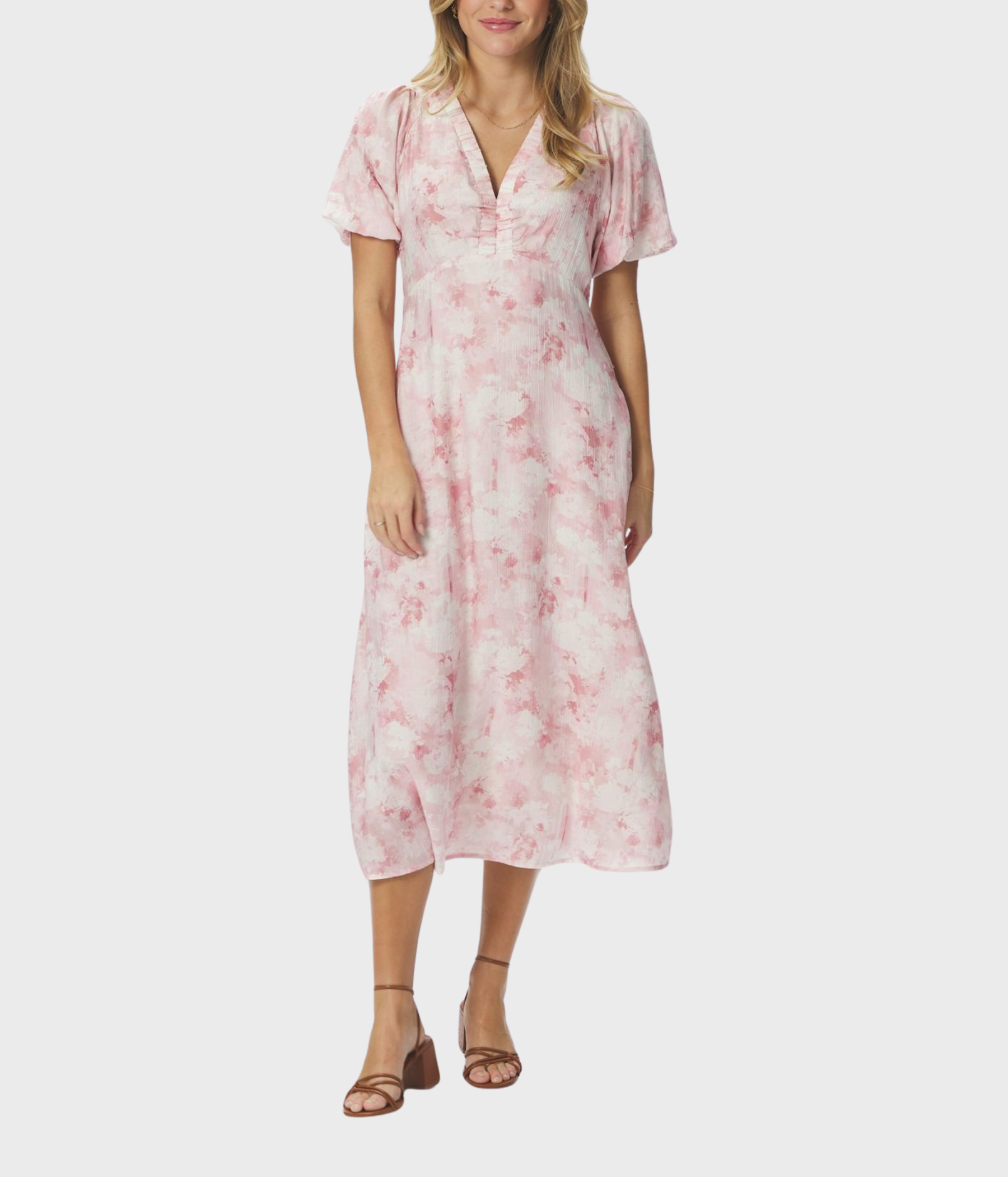 Illana Floral Fusion Dress (165 Rose) - D.O. Design Only