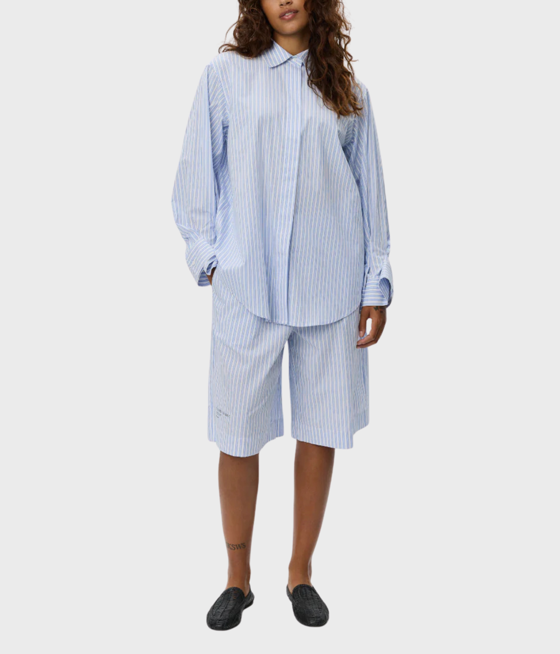 ABBYSW SHIRT (5092 Blue striped)