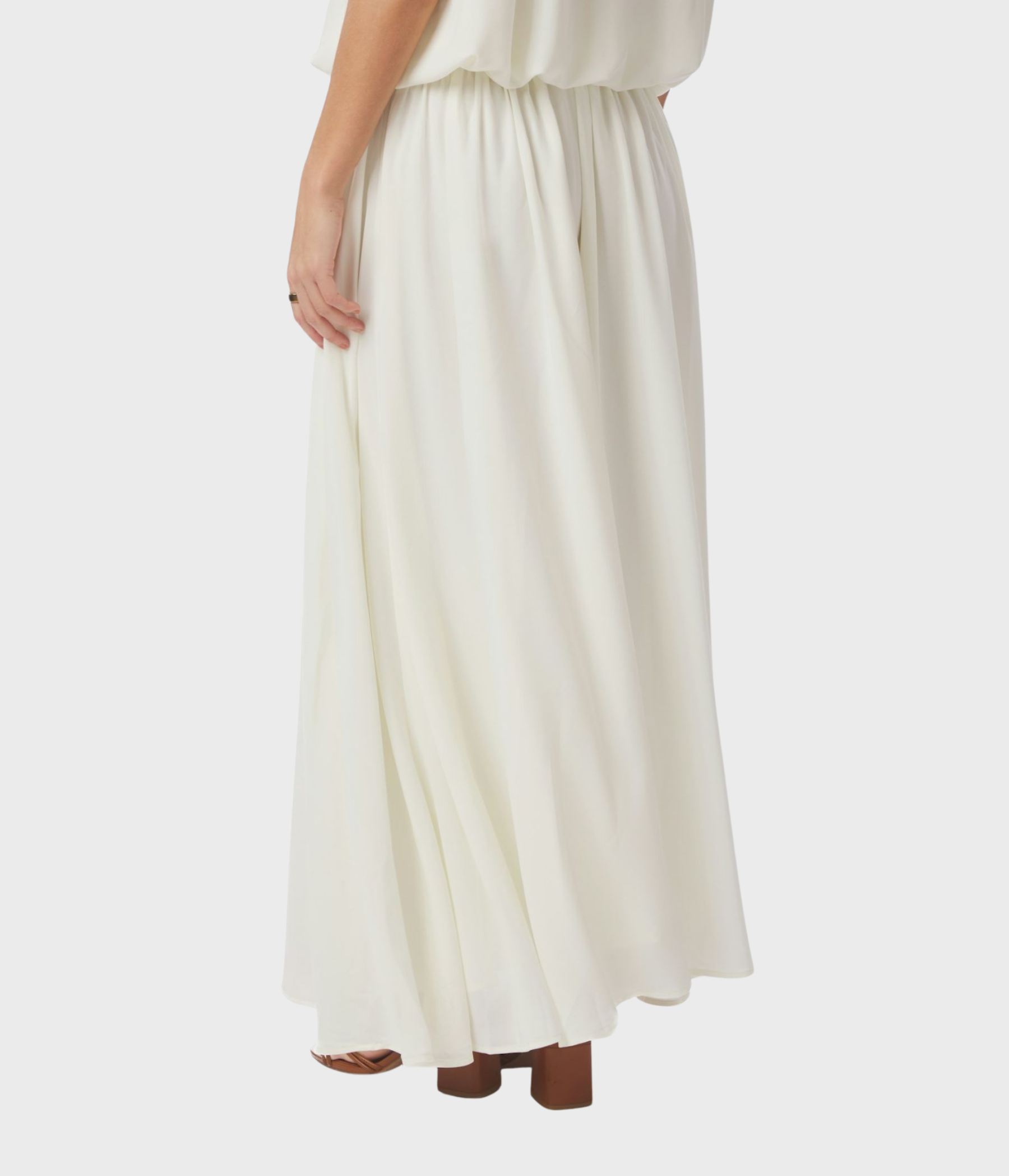 Sabria Chiffon Skirt (121 Off White)