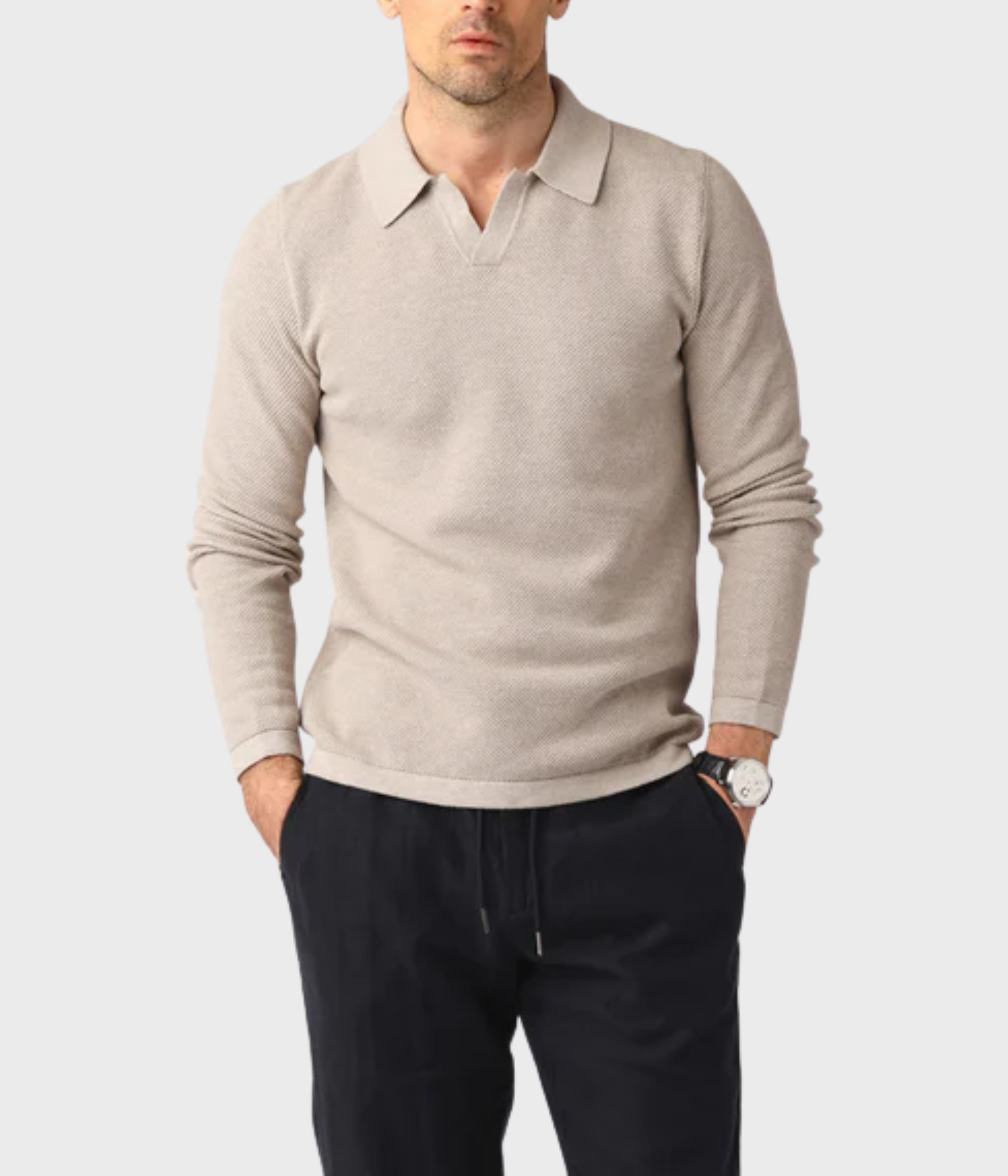 L/S Resort Sweater (sand)