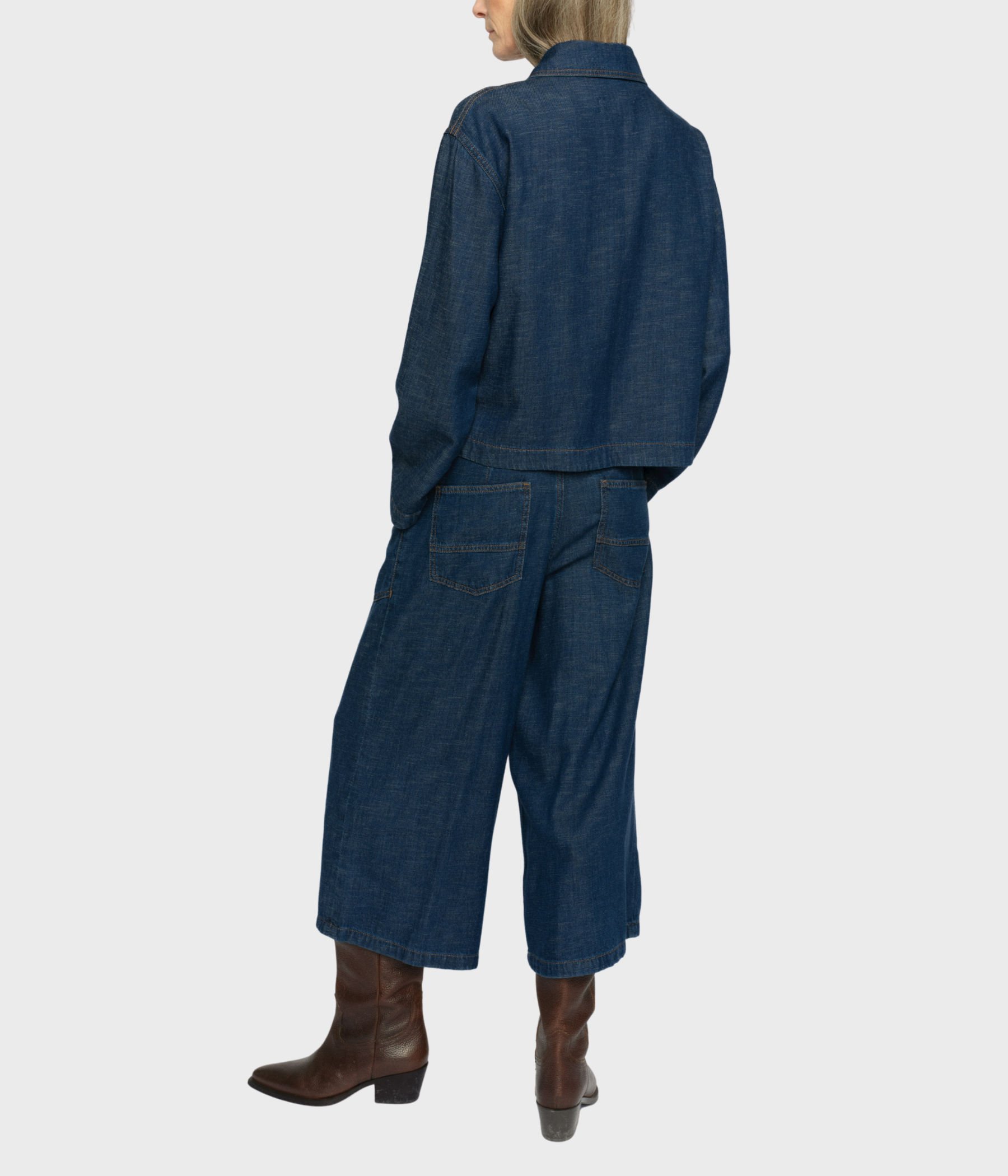 Mmculotte Arge Jeans (447 Dark Blue)