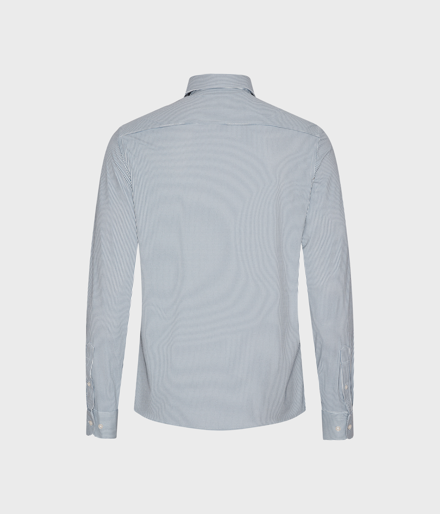 Stretch Shirt. (Blue Pinstripe)