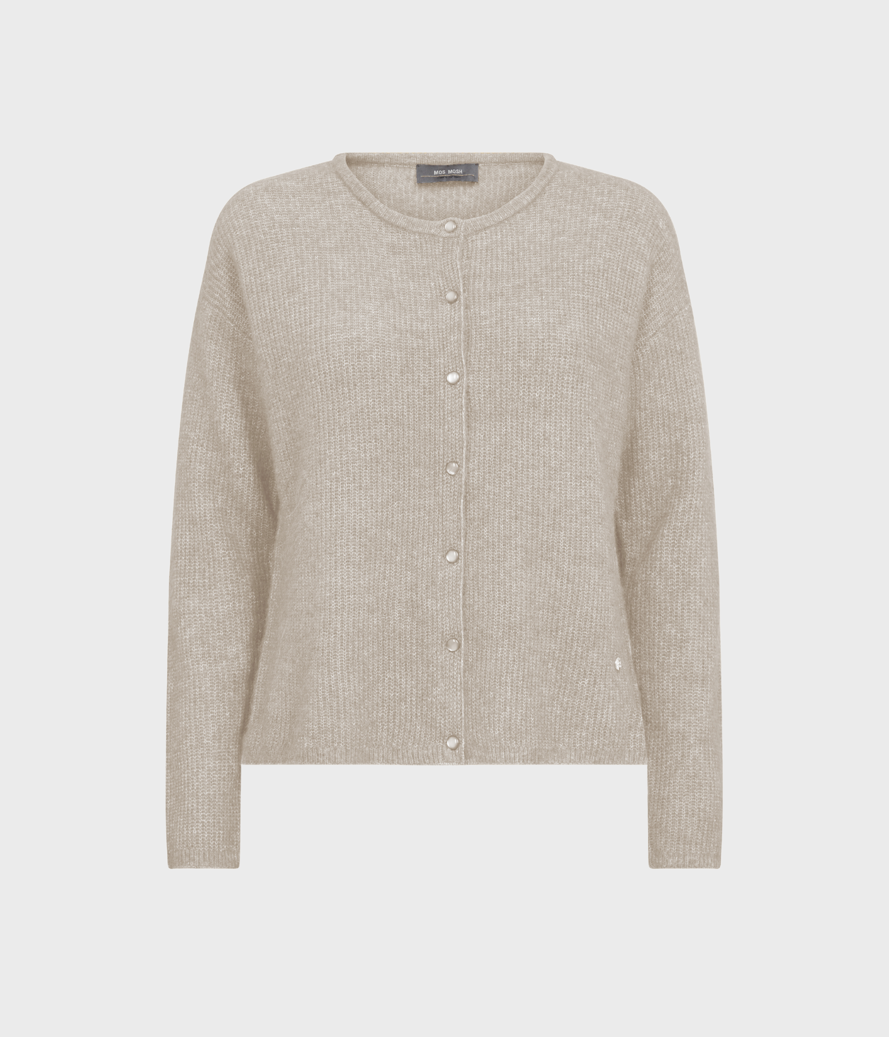Mmalmine Knit Cardigan. (174 Feather Gray)