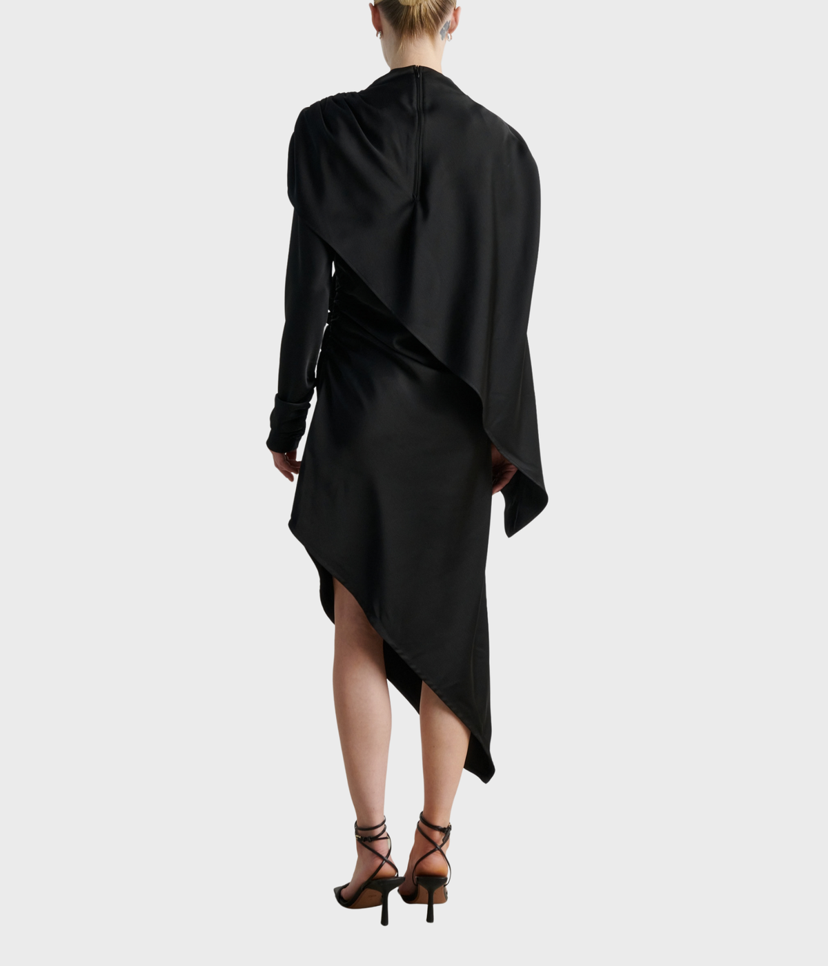 Opala Asymmetric Dress (8001 Black)