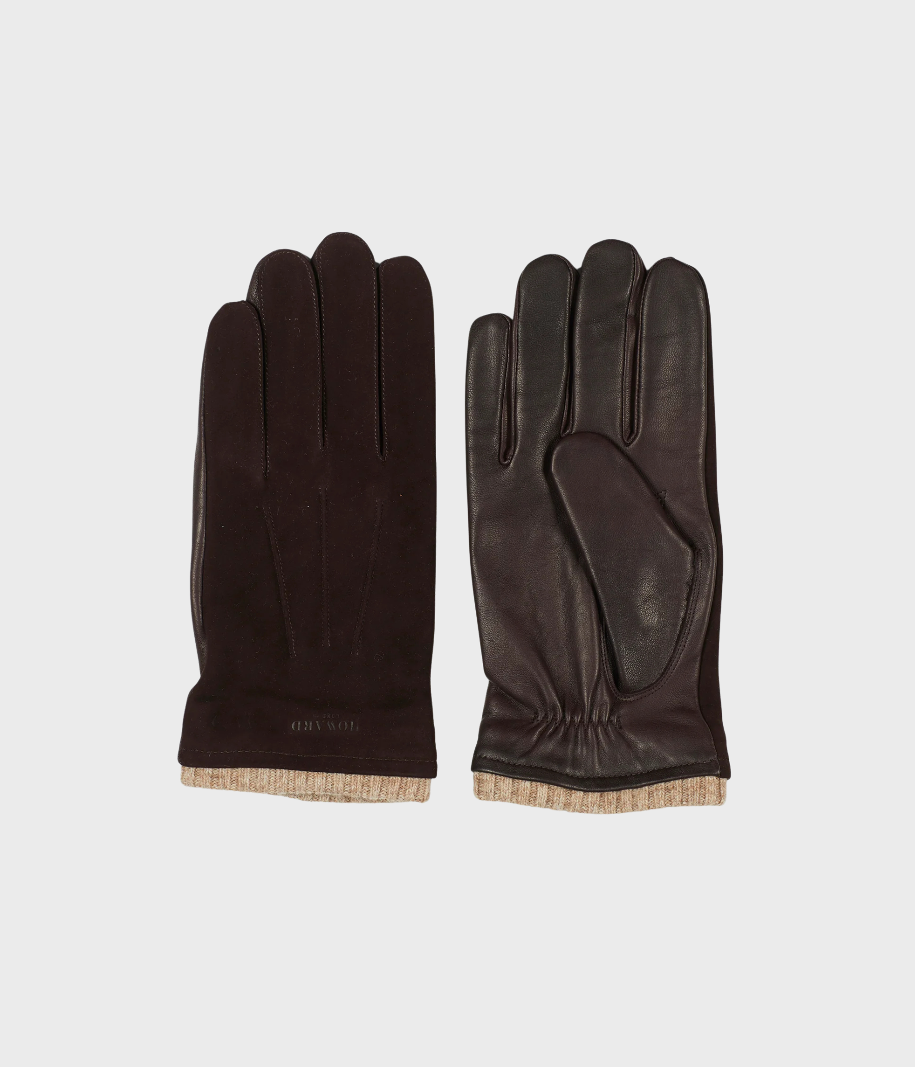 Howard Leather Gloves Bob (DARK BROWN)
