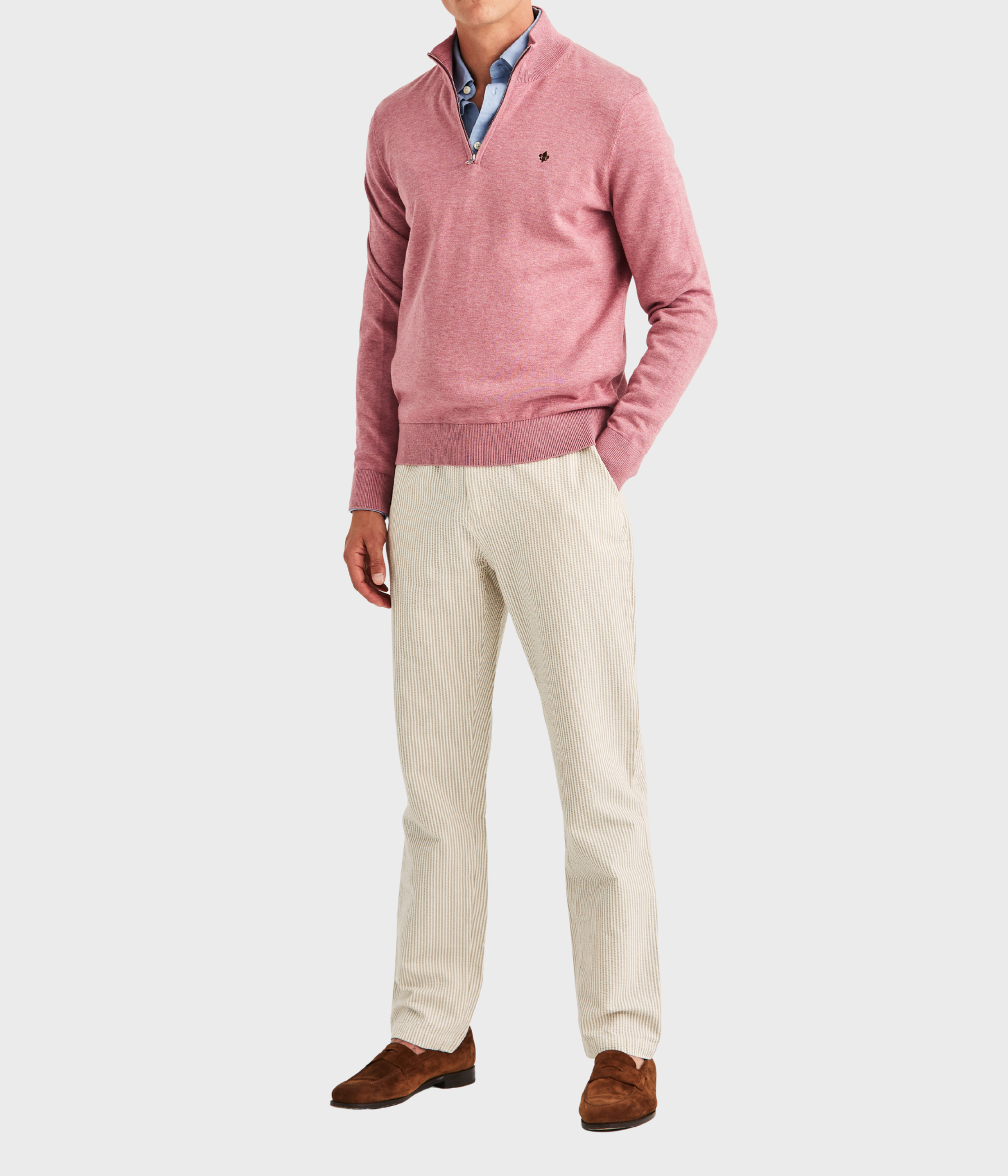 Riley Half Zip (32 pink)