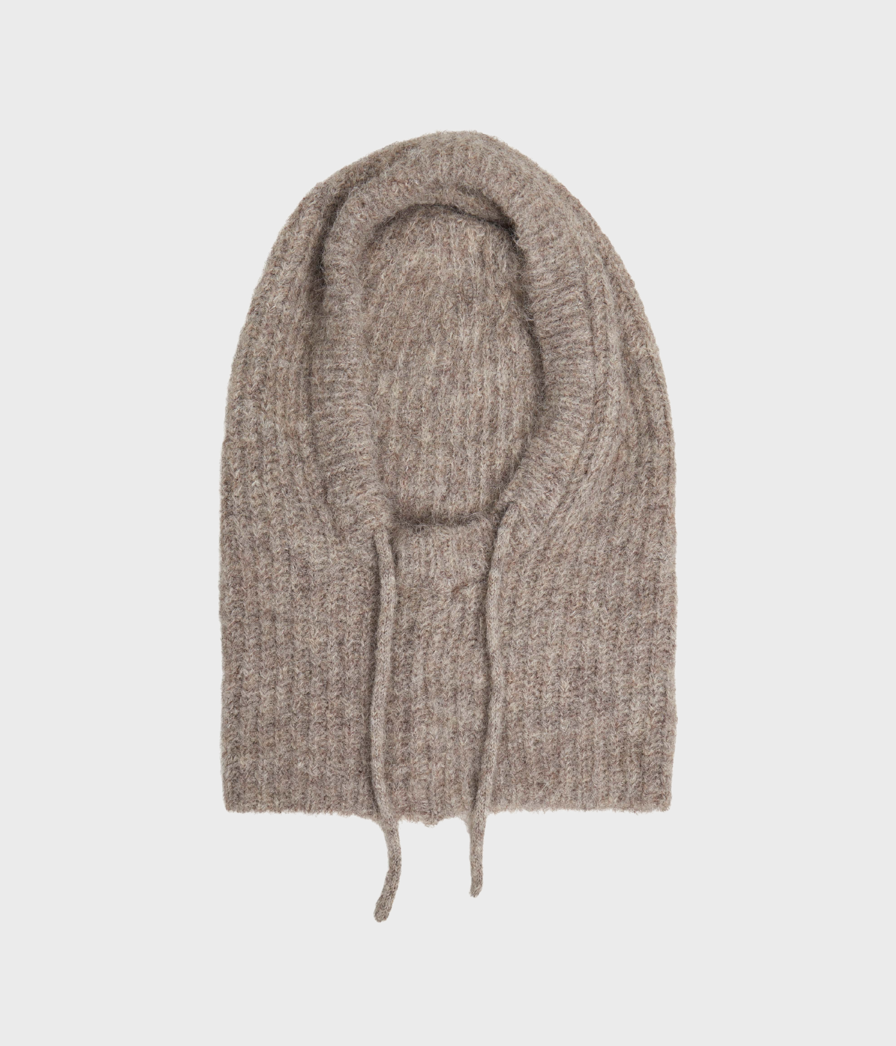 OBJMILU KNIT BALACLAVA REP (Humus Detail:melange)