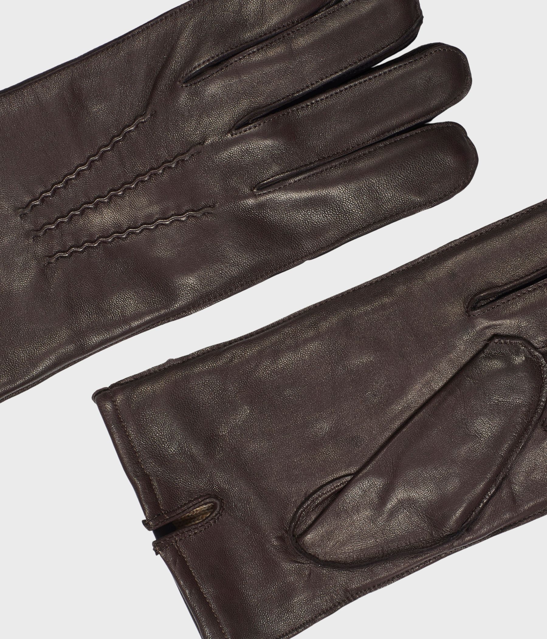 Howard Leather Gloves William (DARK BROWN)