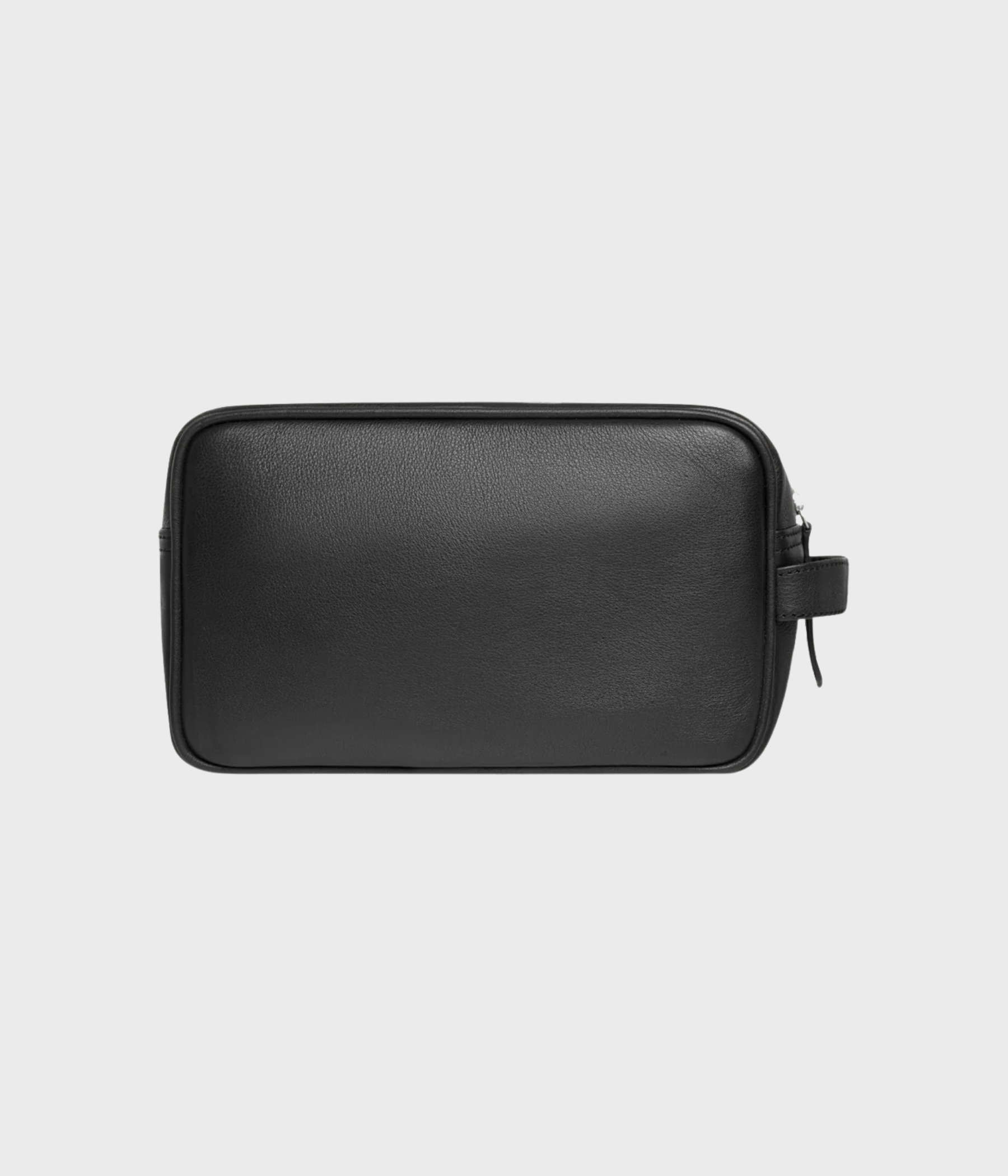 Leather Wash Bag (100100 Black/Black)