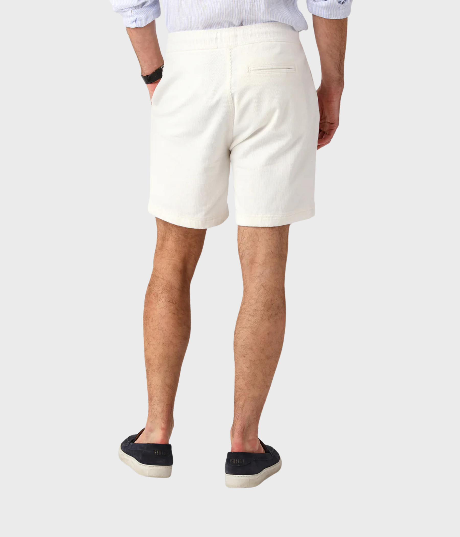 Cord Shorts. (Offwhite)