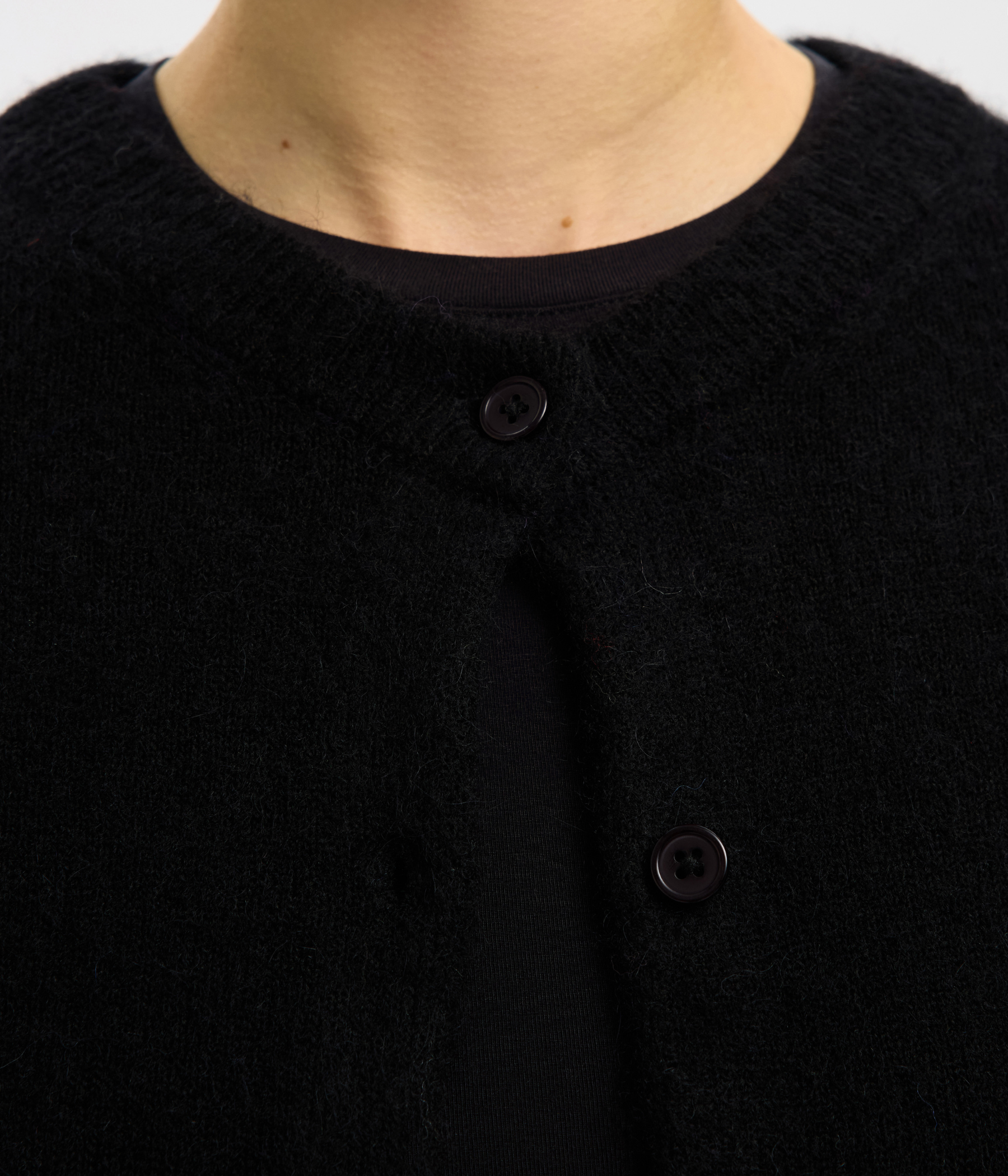 Slflulu New Ls Knit Cardigan Noos. (Black)