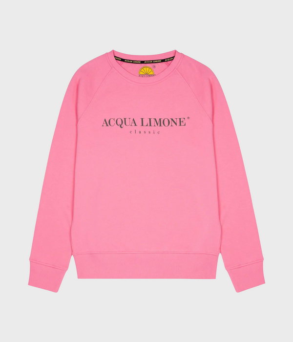 College tröja från Acqua Limone i härlig rosa färg