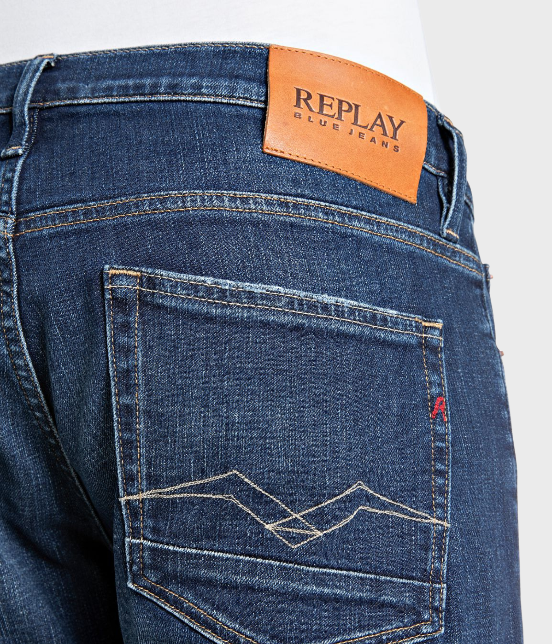 Trousers Aideen (C007 DARK BLUE dark enzymatic wash)