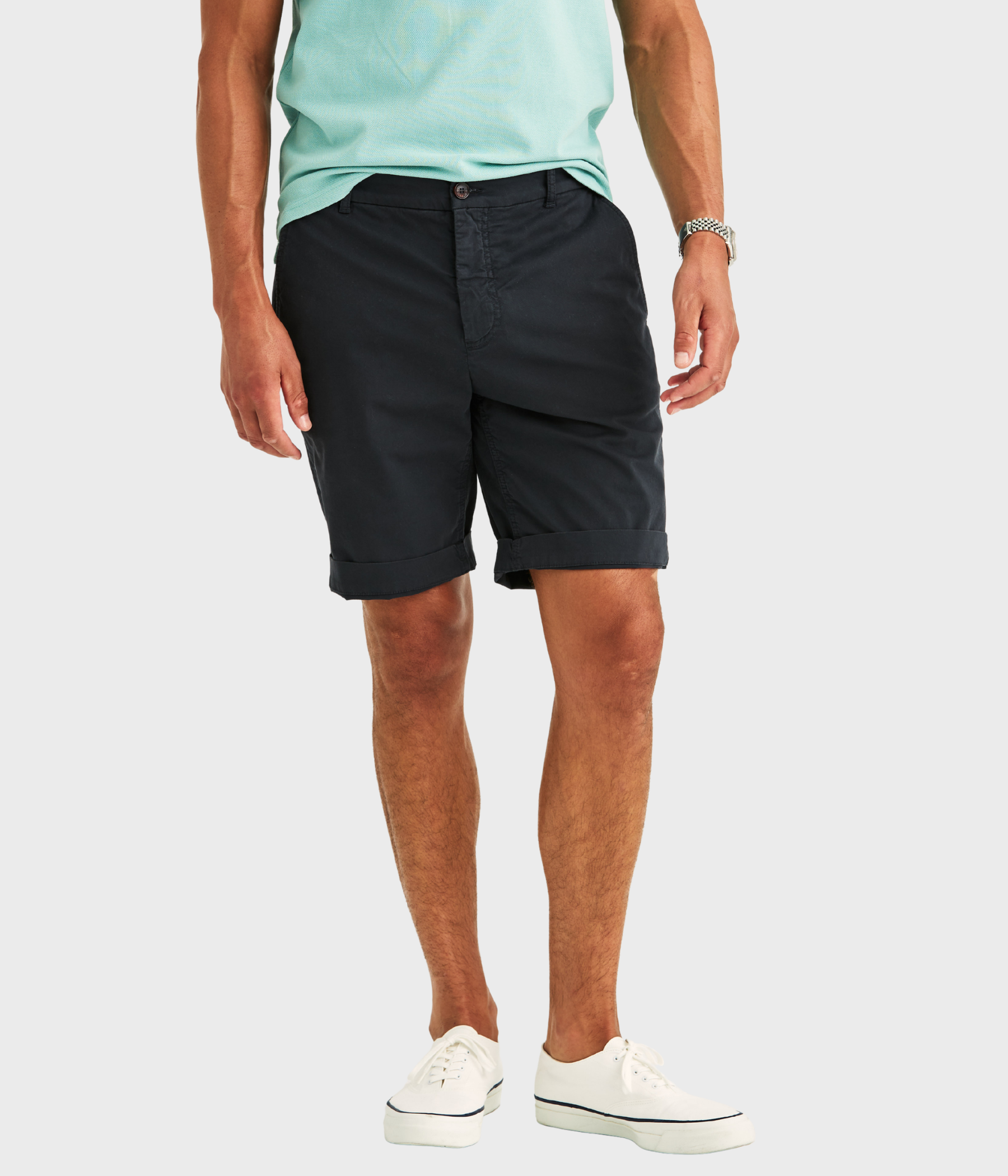 Jeffrey Summer Chino Shorts 10" (62 Blue)