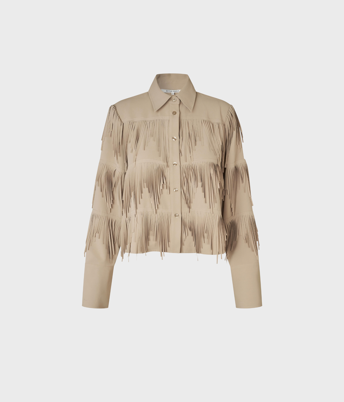 Dancing Cropped Shirt. (6004 Chinchilla)