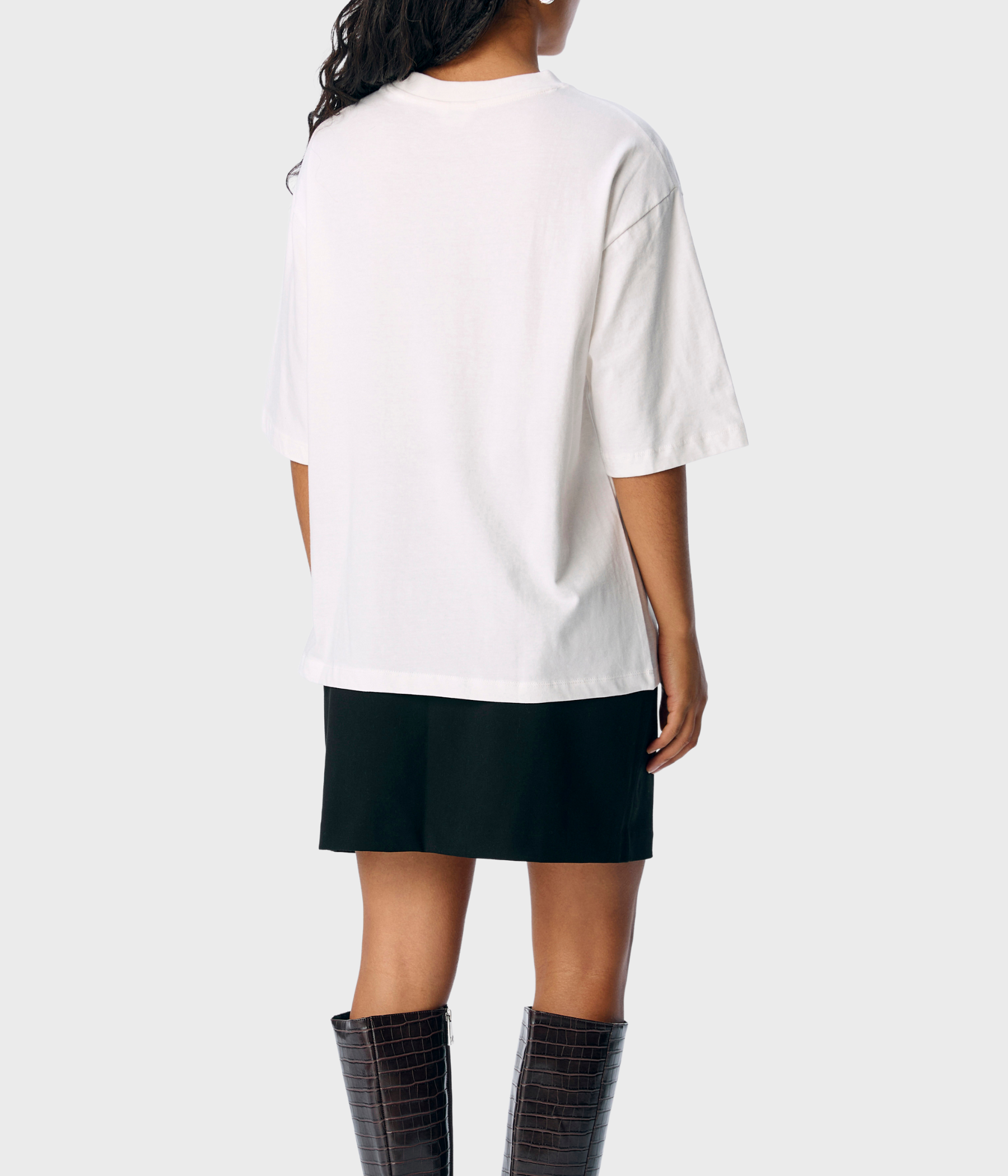 OBJGIMA 2/4 OVERSIZE T-SHIRT NOOS (Cloud Dancer)