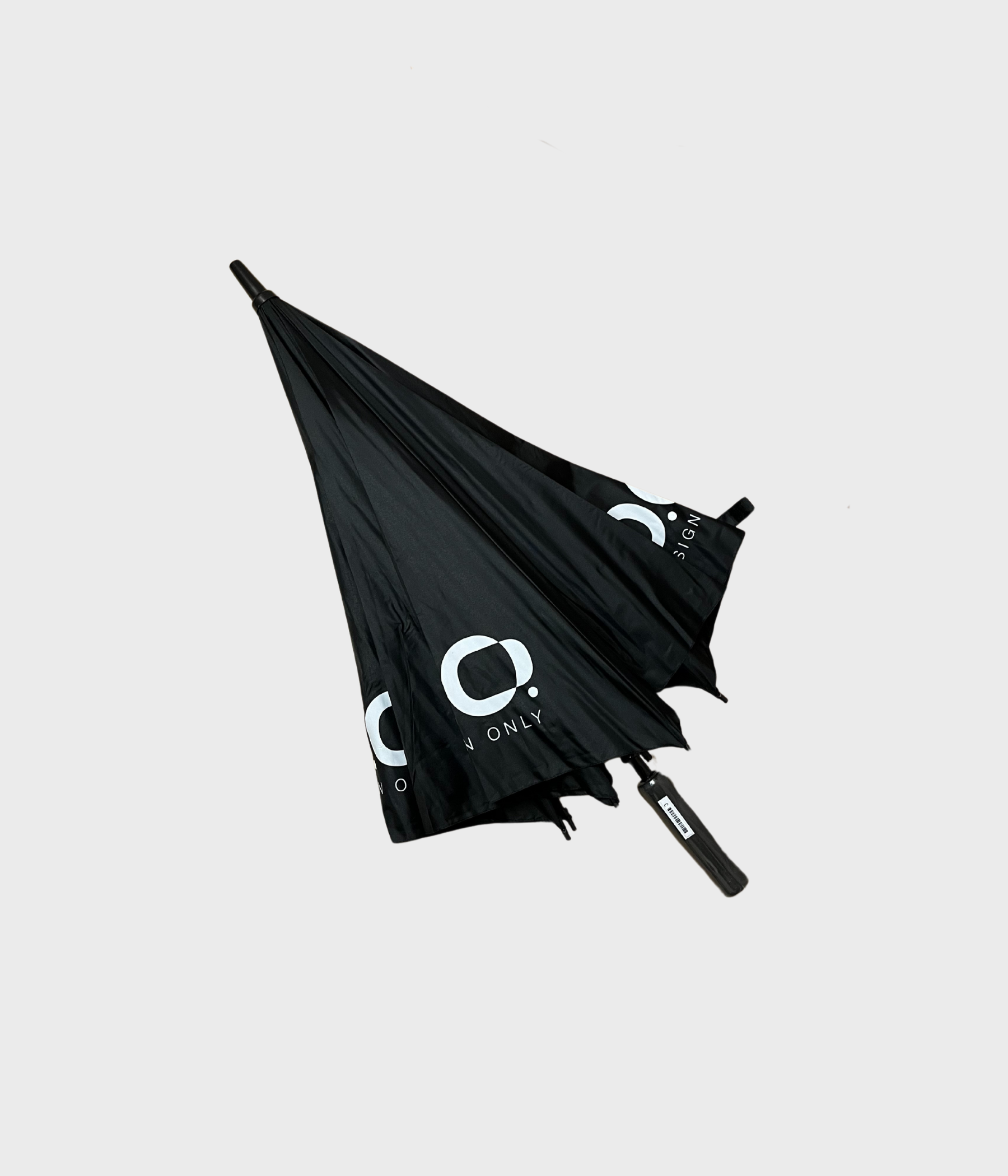 Paraply - Rakt Handtag. (Black)