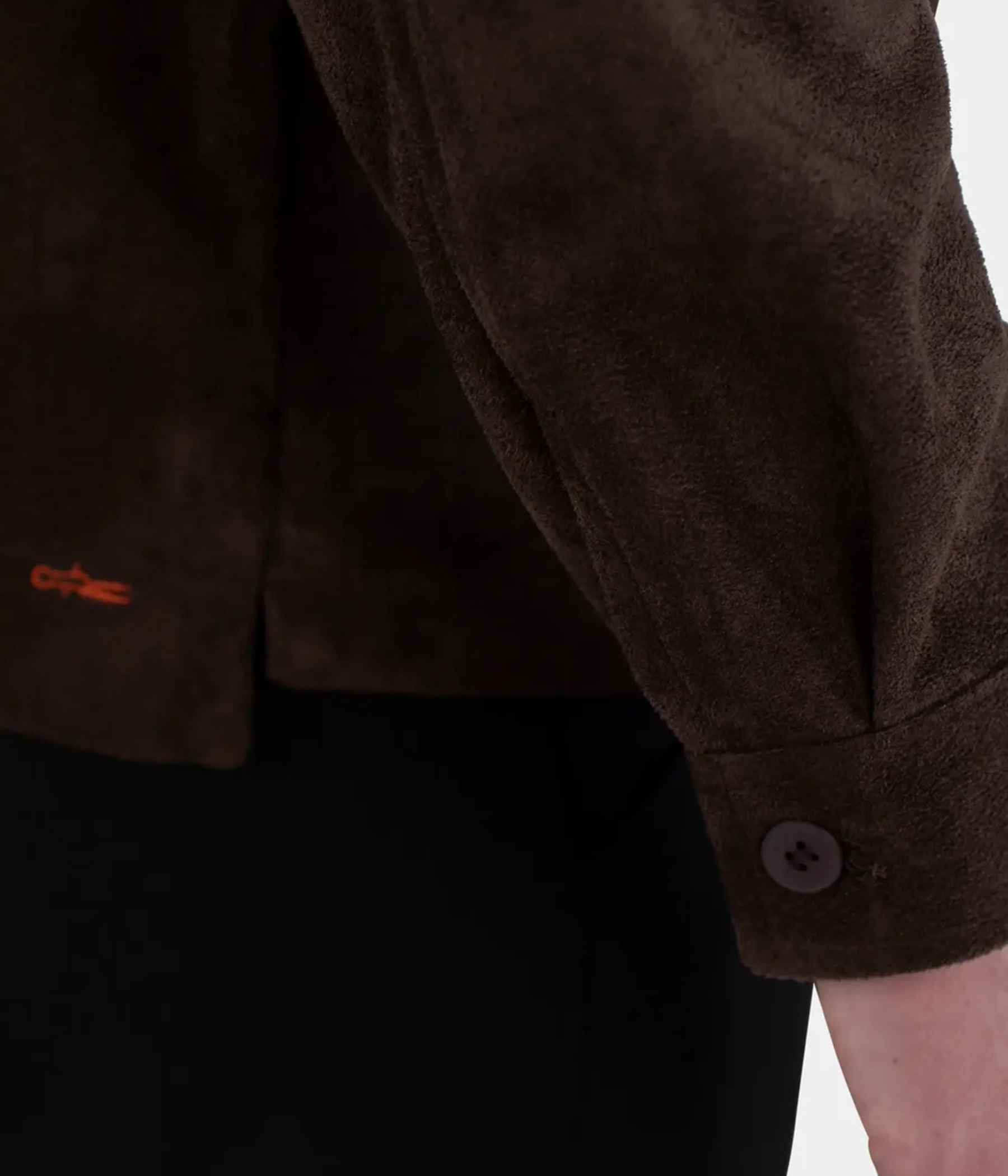 Nash Vegan Suede Jacket (065 Java)