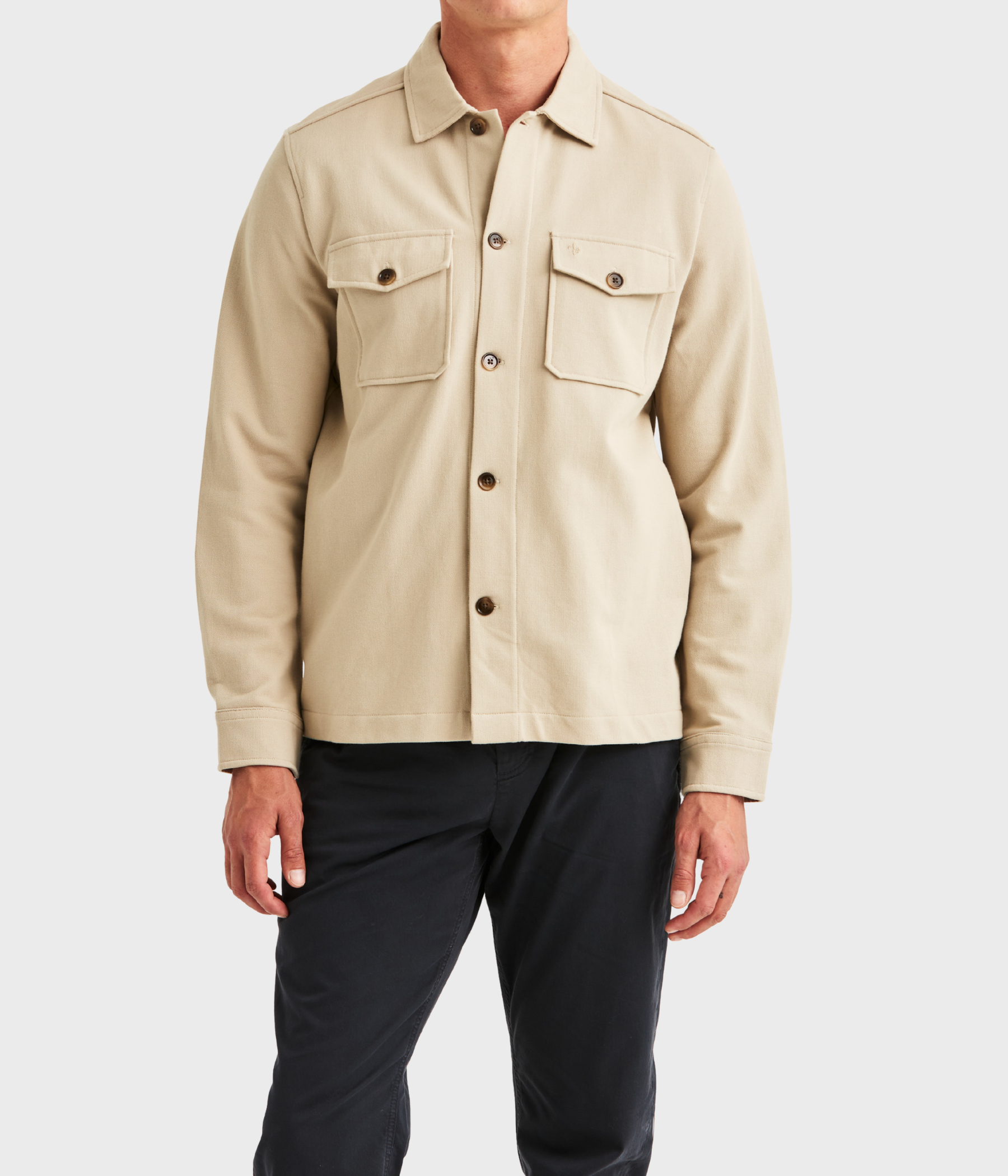 Andrew Jersey Overshirt (05 Khaki)