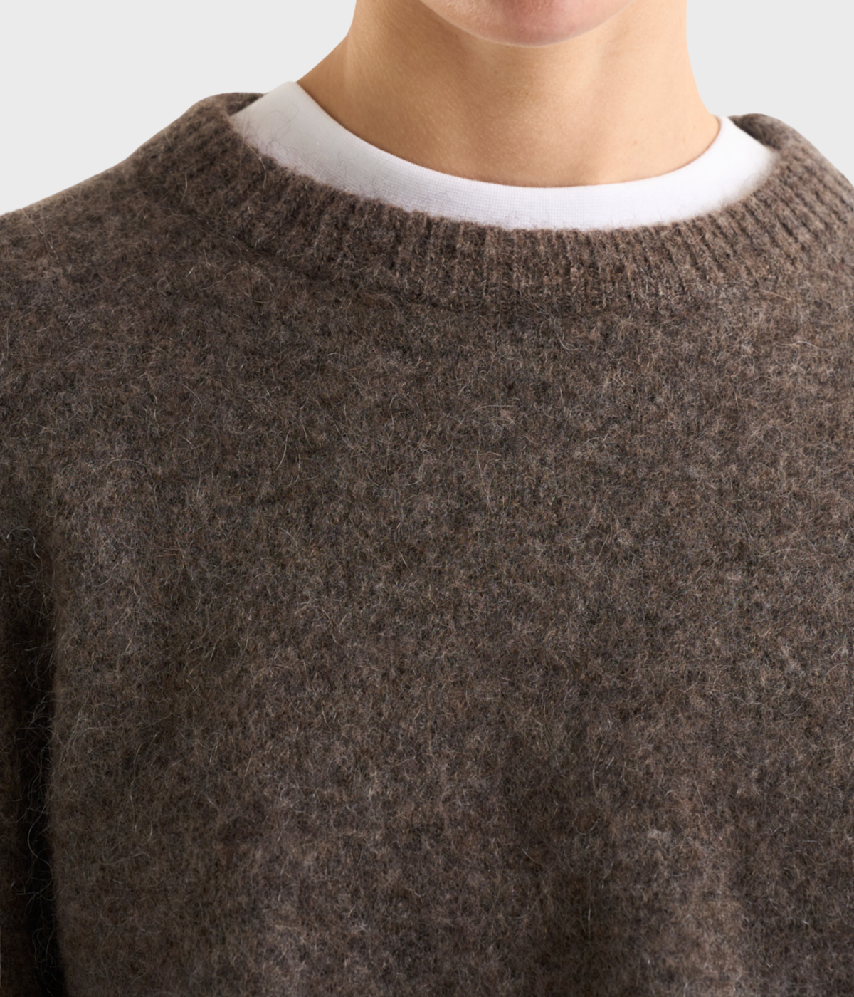 Mireya Knitted Sweater (Dk Taupe)
