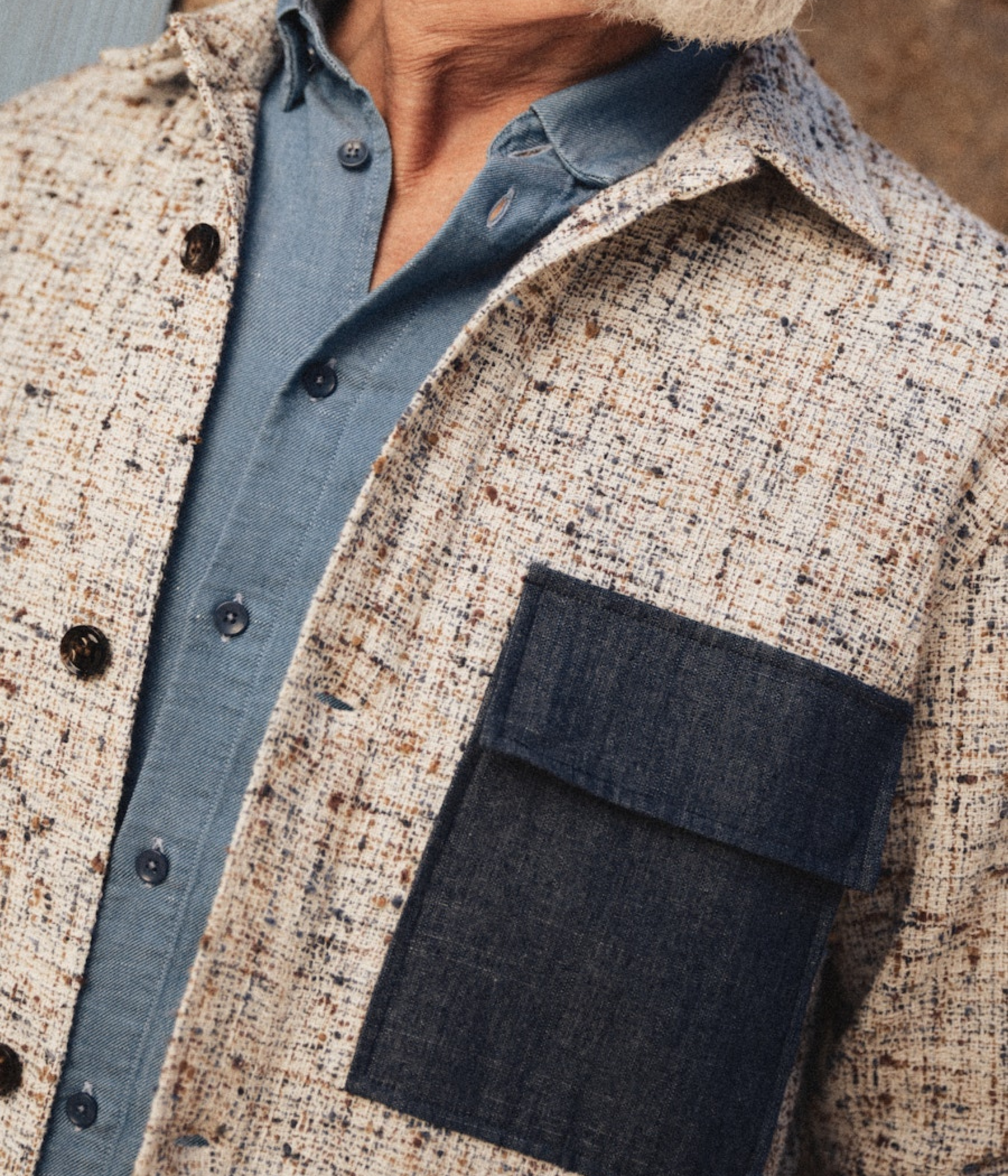 Mmgwilson Nep Overshirt (180 Ecru)