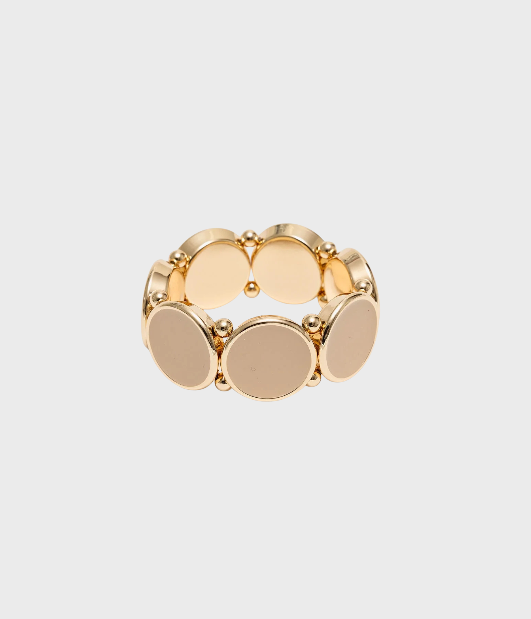 Ava Elastic Bracelet (Gold w Sand)