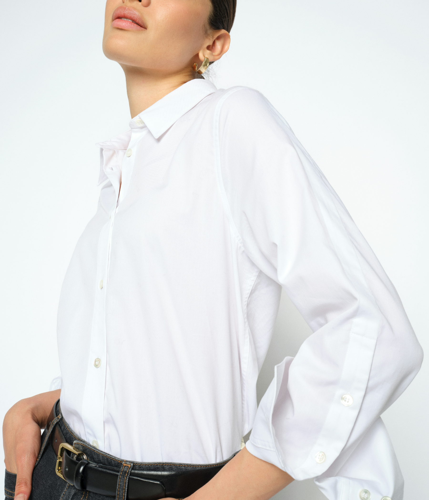 Mmwinola Cotton Twil Shirt (101 WHITE)