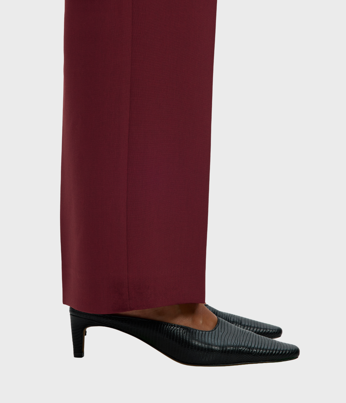 Slfrita Mw Wide Pant Mel Noos. (Tawny Port Detail:MELANGE)