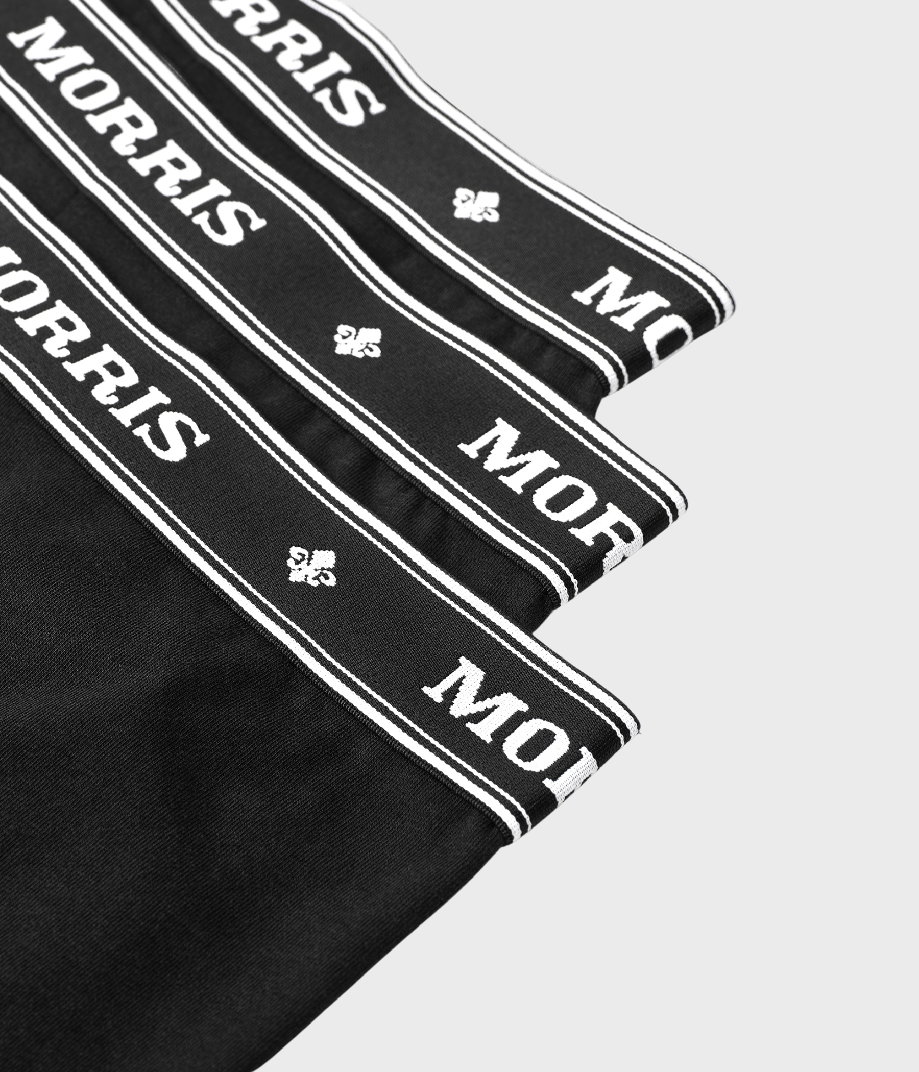 Morris Boxer Brief 3-Pack Black (99 Black)