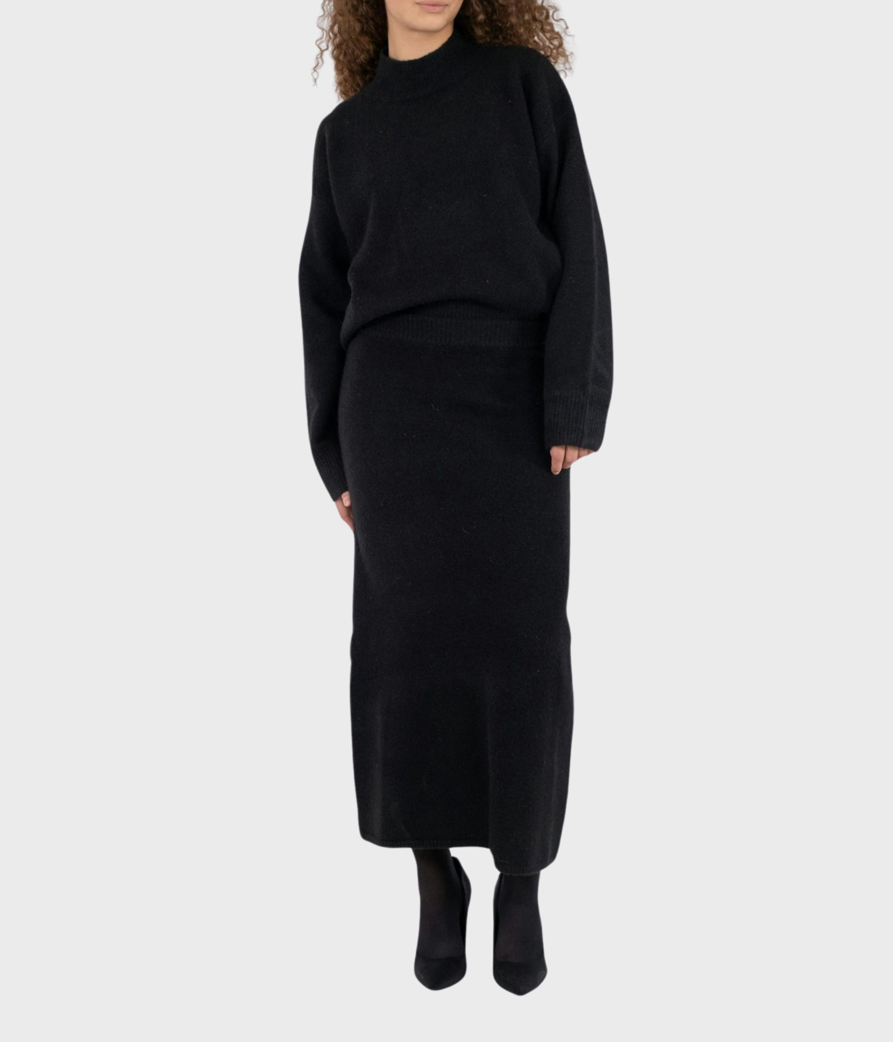 Ashanti Knit Skirt (100 Black)