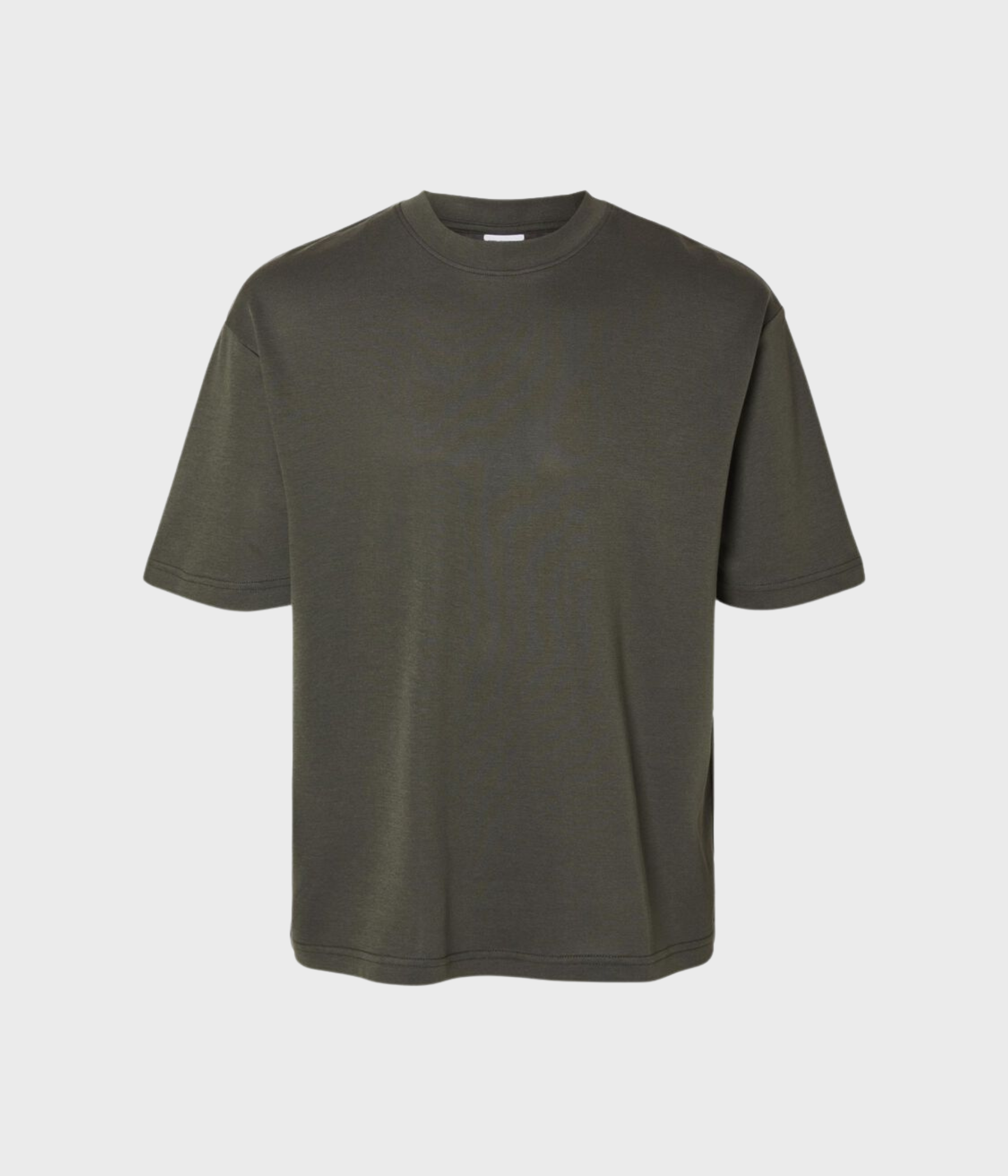SLHLOOSEOSCAR SS O-NECK TEE NOOS. (Forest Night)
