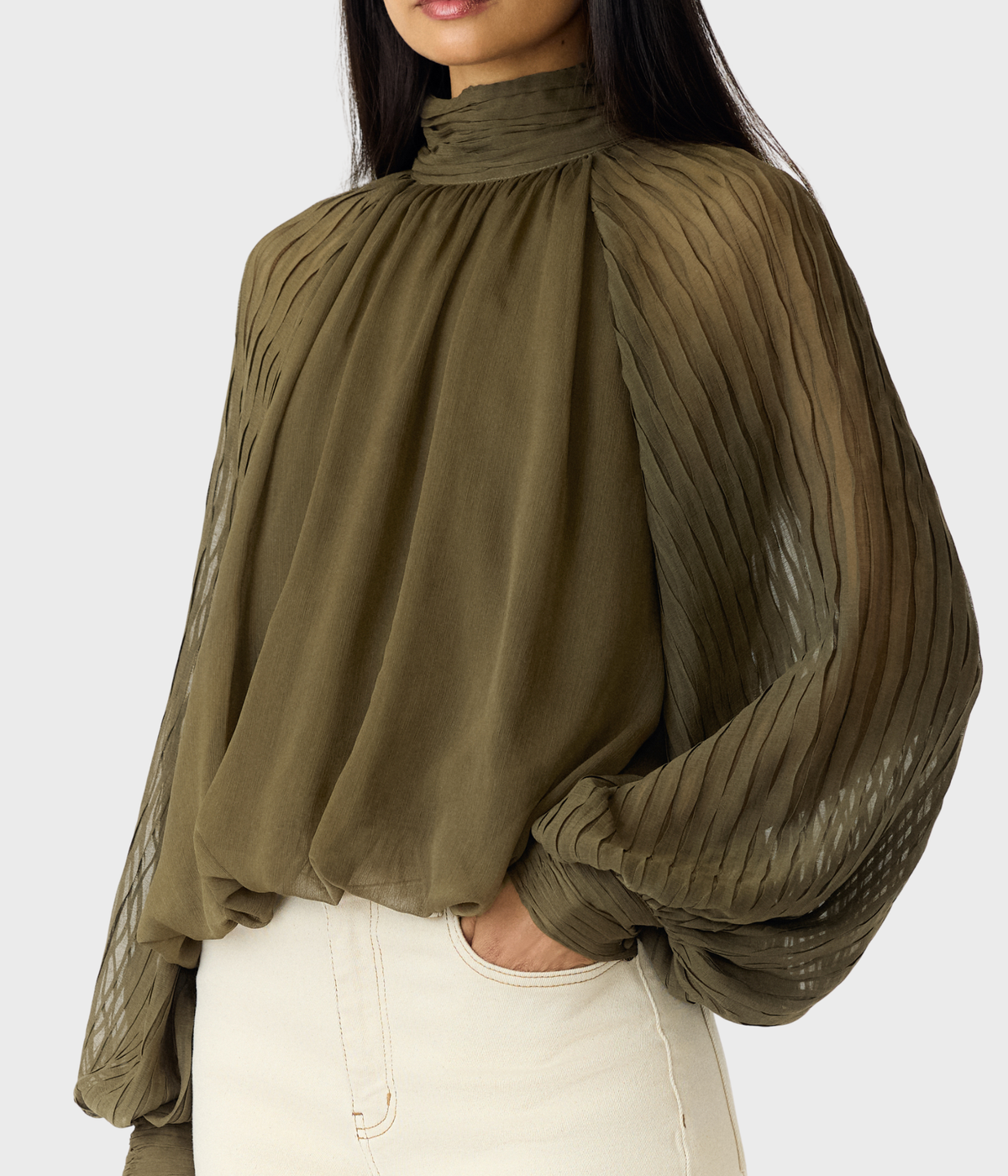 Yasolera Ls Top S. Noos (Dark Olive)