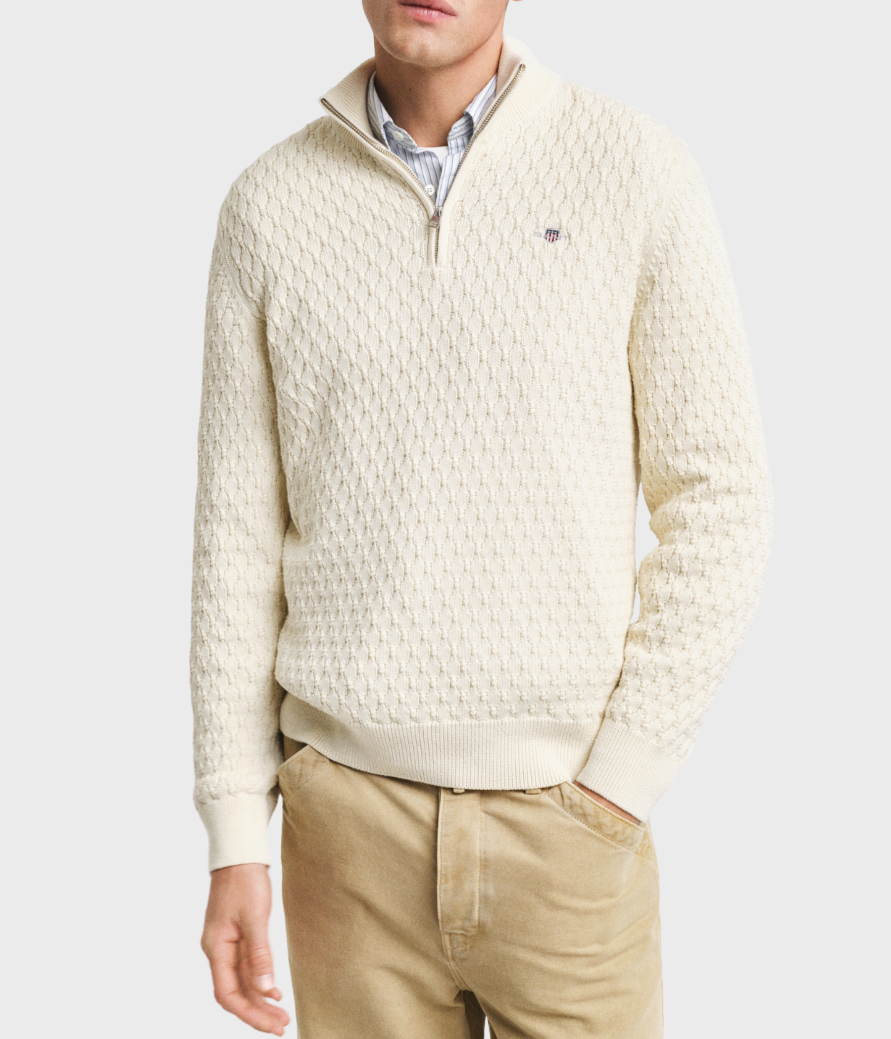 En halv-zip tröja från GANT