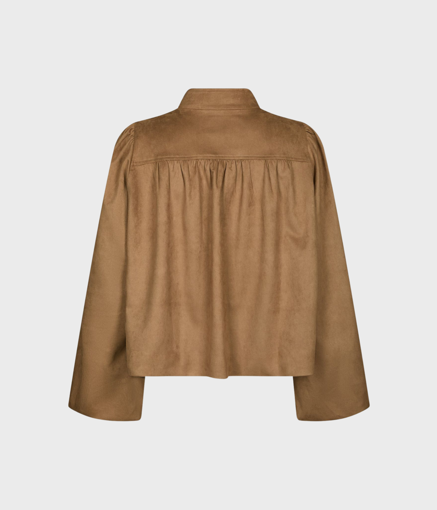 Tirsa Faux Suede Jacket (604 Cognac) - D.O. Design Only